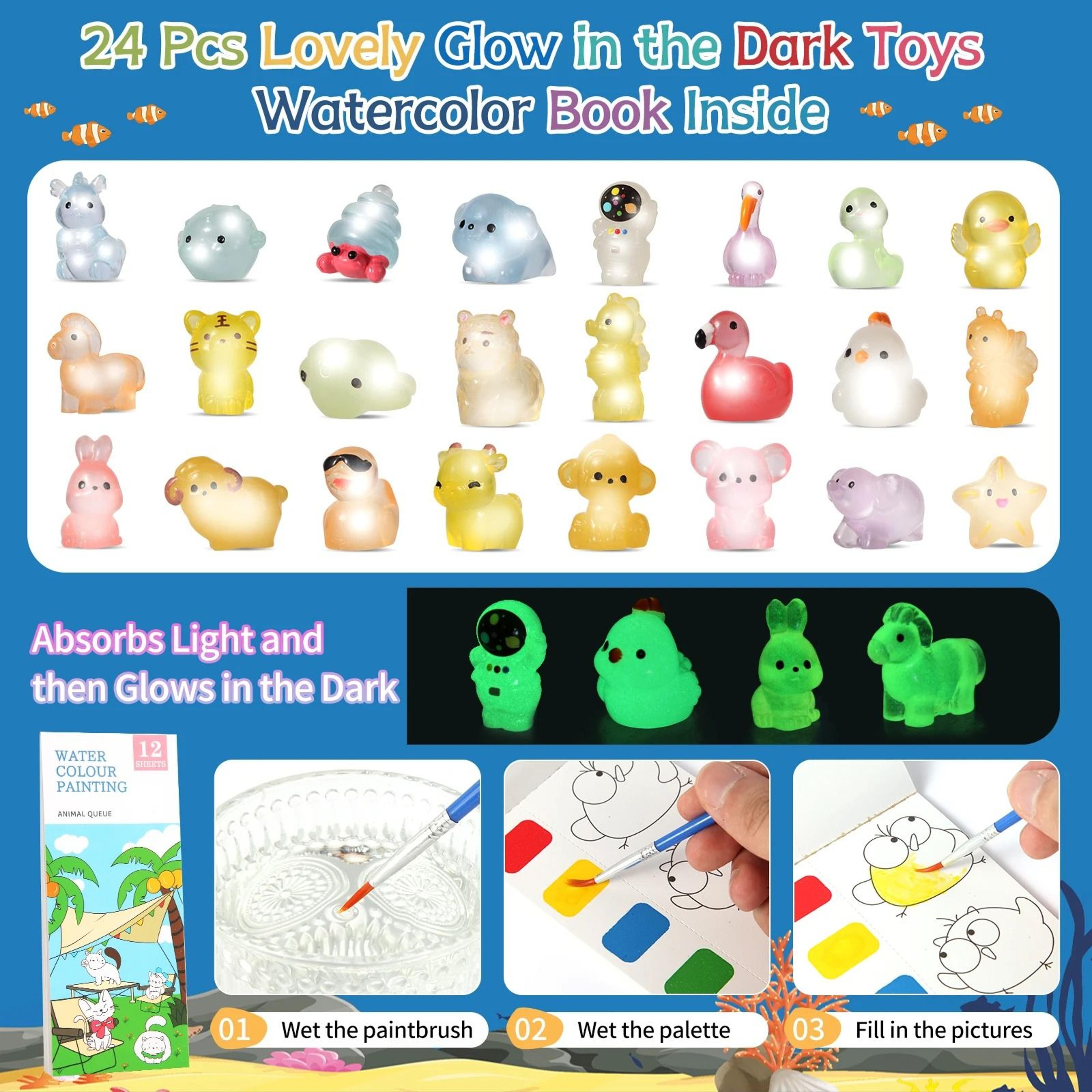Glow Surprise Kids Bath Bomb Set  24 Pc Natural Organic Bath Fizzies With Toys Inside 5