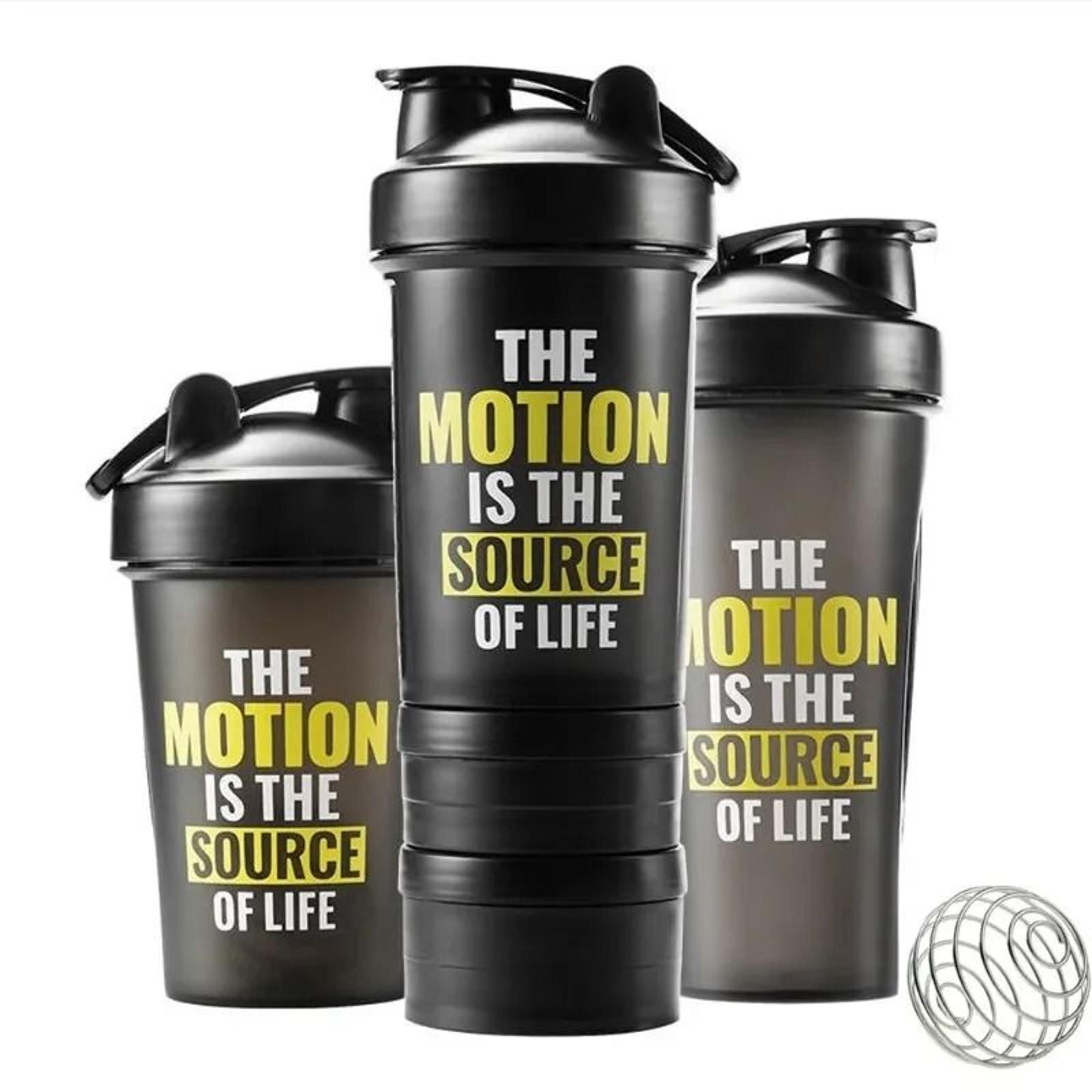 large capacity protein shake cup with measurement markings