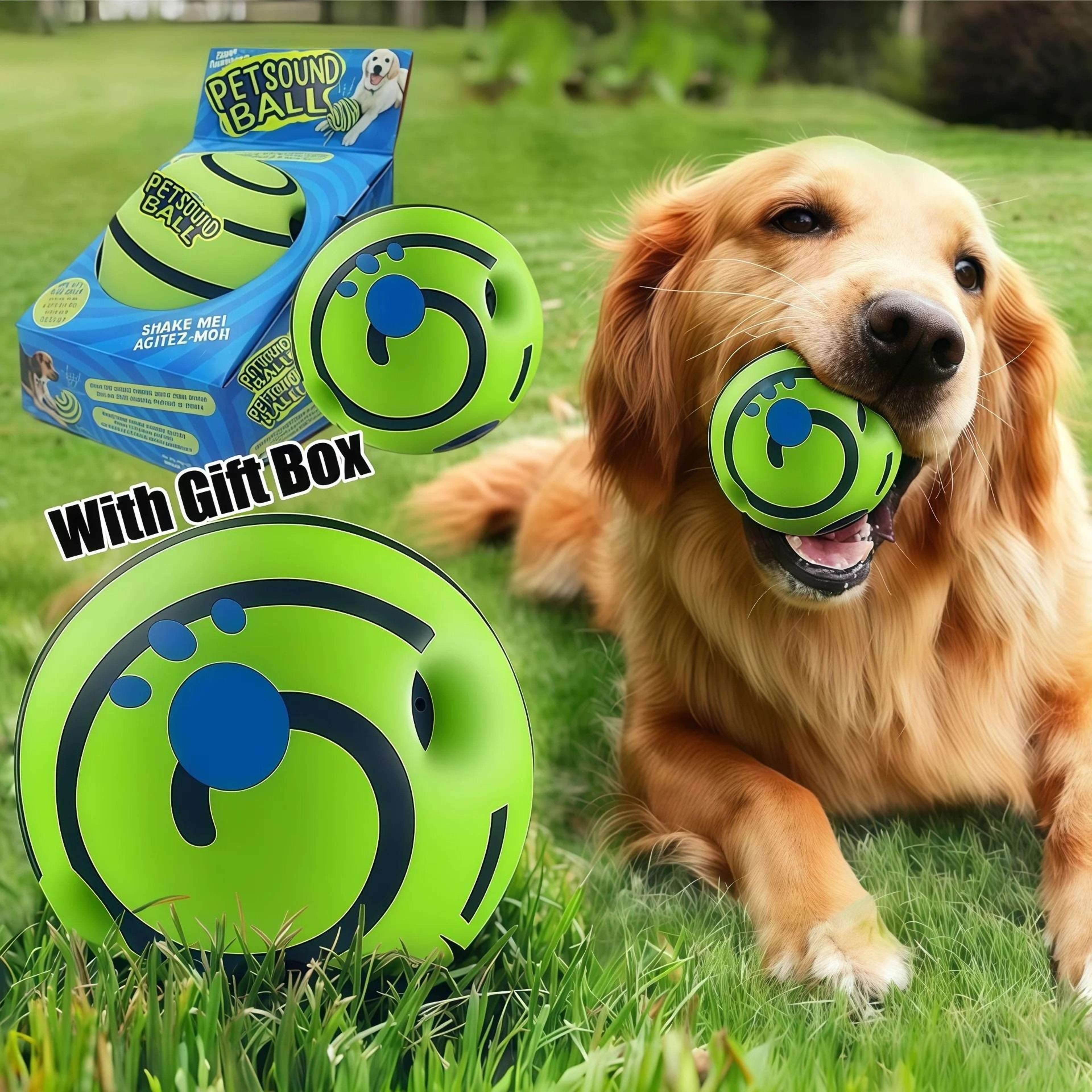 giggleglow interactive wobble dog ball toy