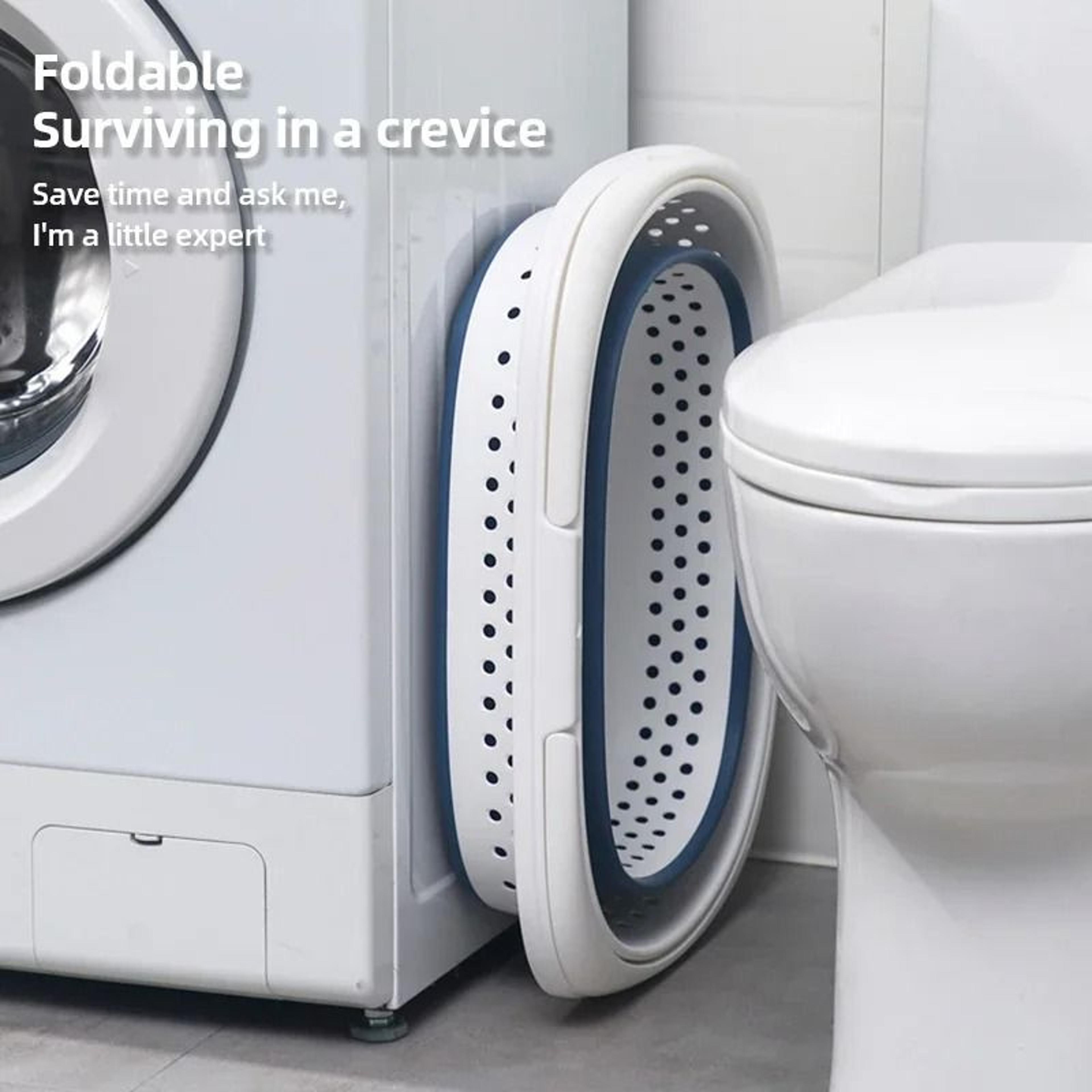 FlexPop Collapsible Laundry Basket Folding Pop Up Hamper 6