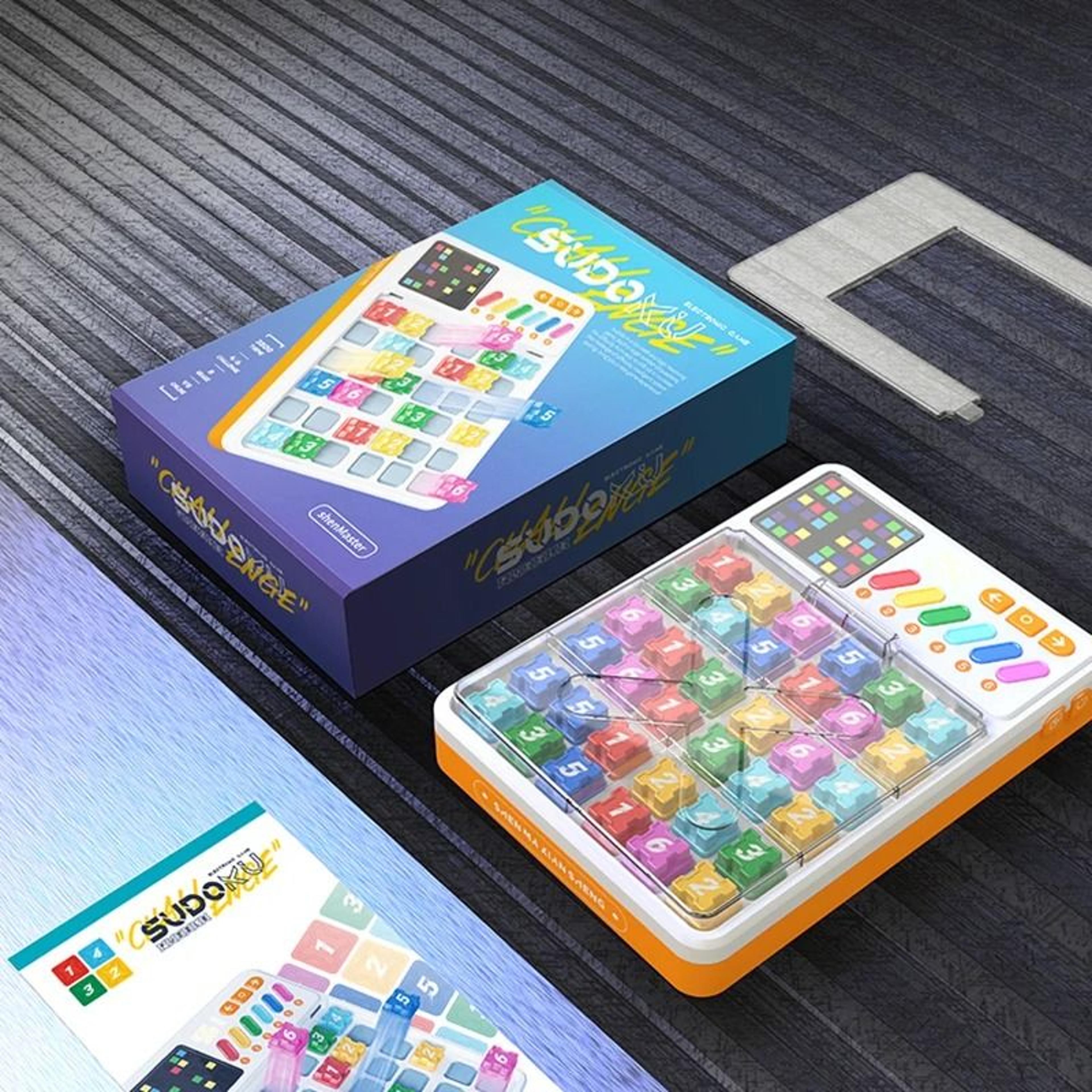 Portable Electronic Sudoku Logic Puzzle Game For Kids Age 6 To 12 2