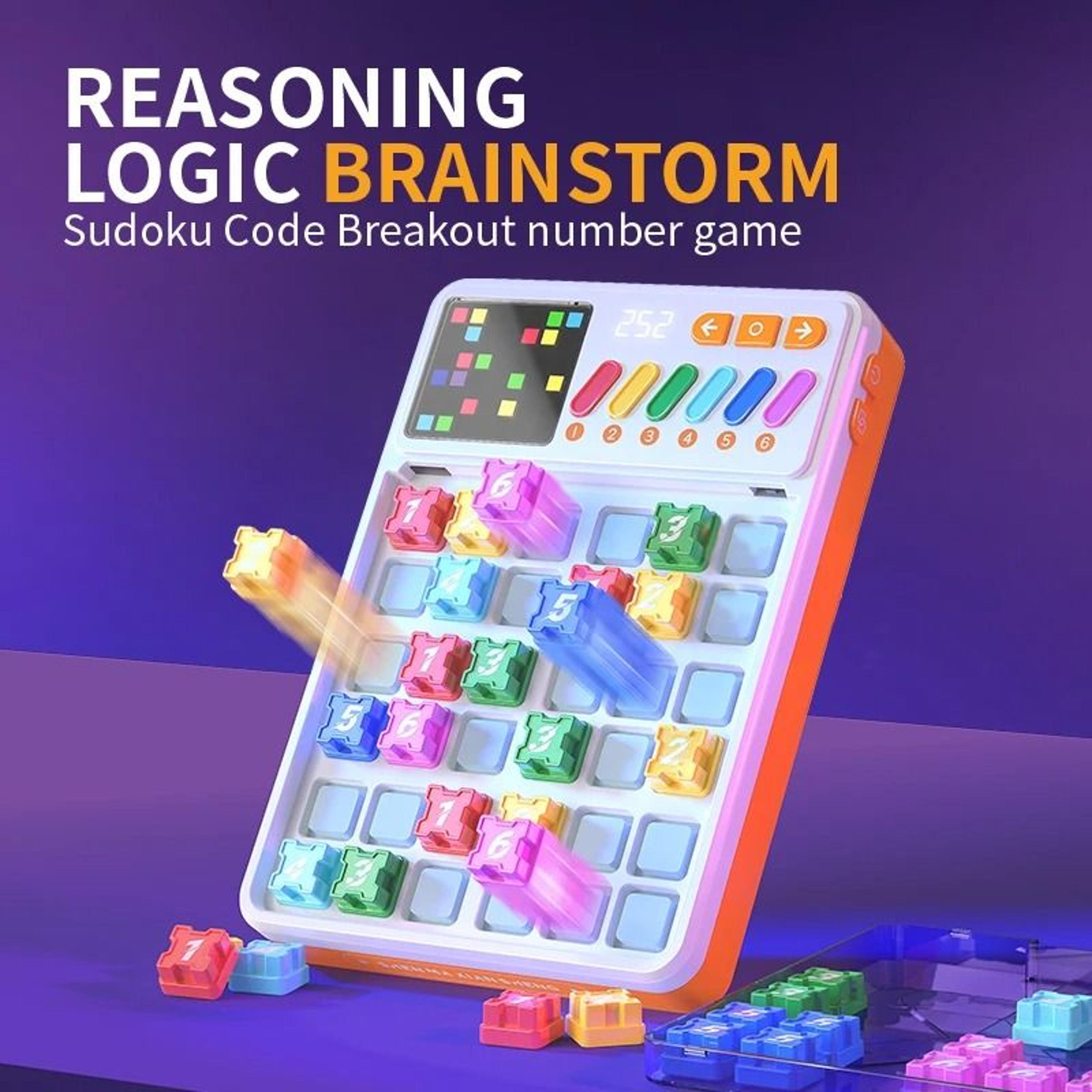 Portable Electronic Sudoku Logic Puzzle Game For Kids Age 6 To 12 6