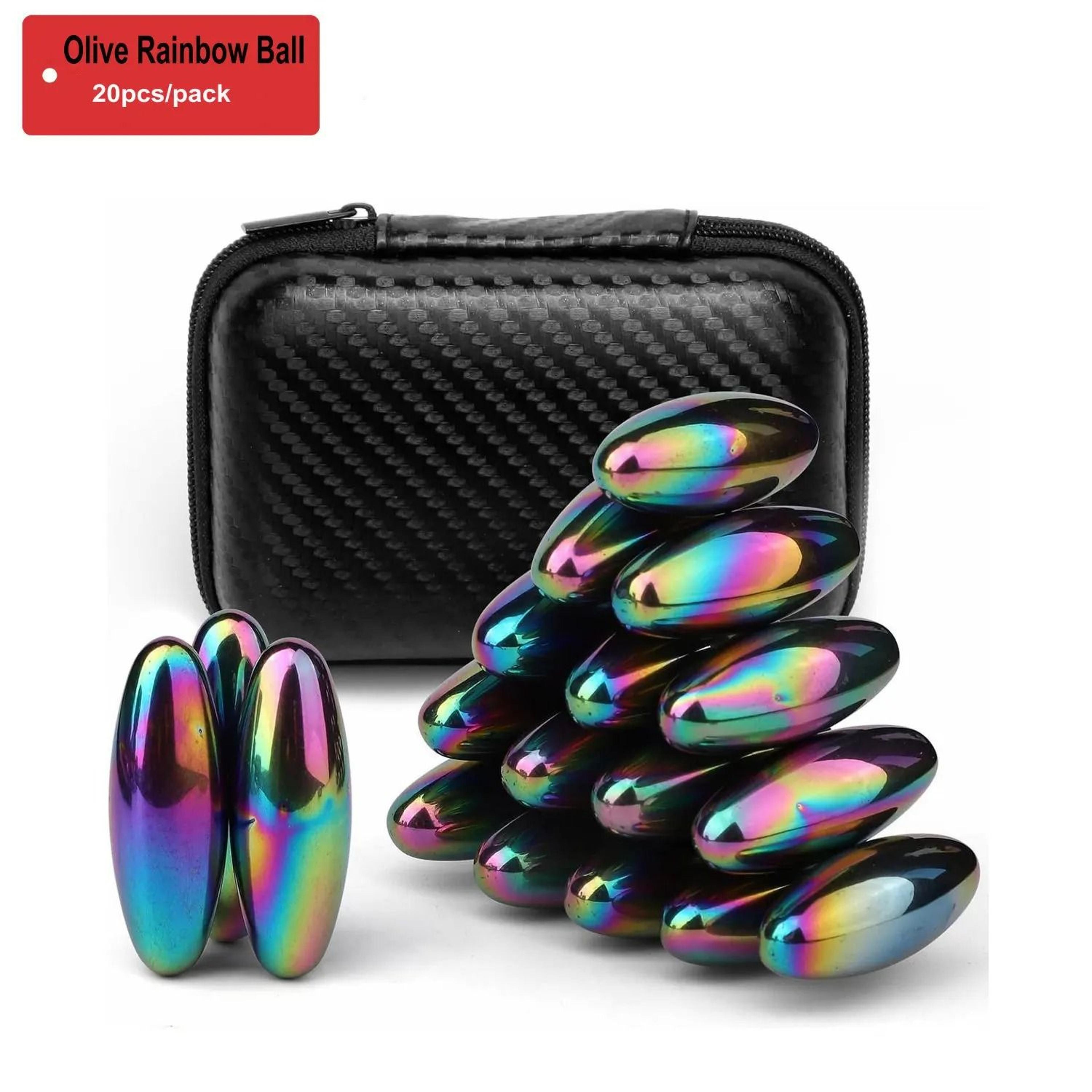 EDC Magnetic Bead Fidget Toy Oval Magnet Balls For Stress Relief 6