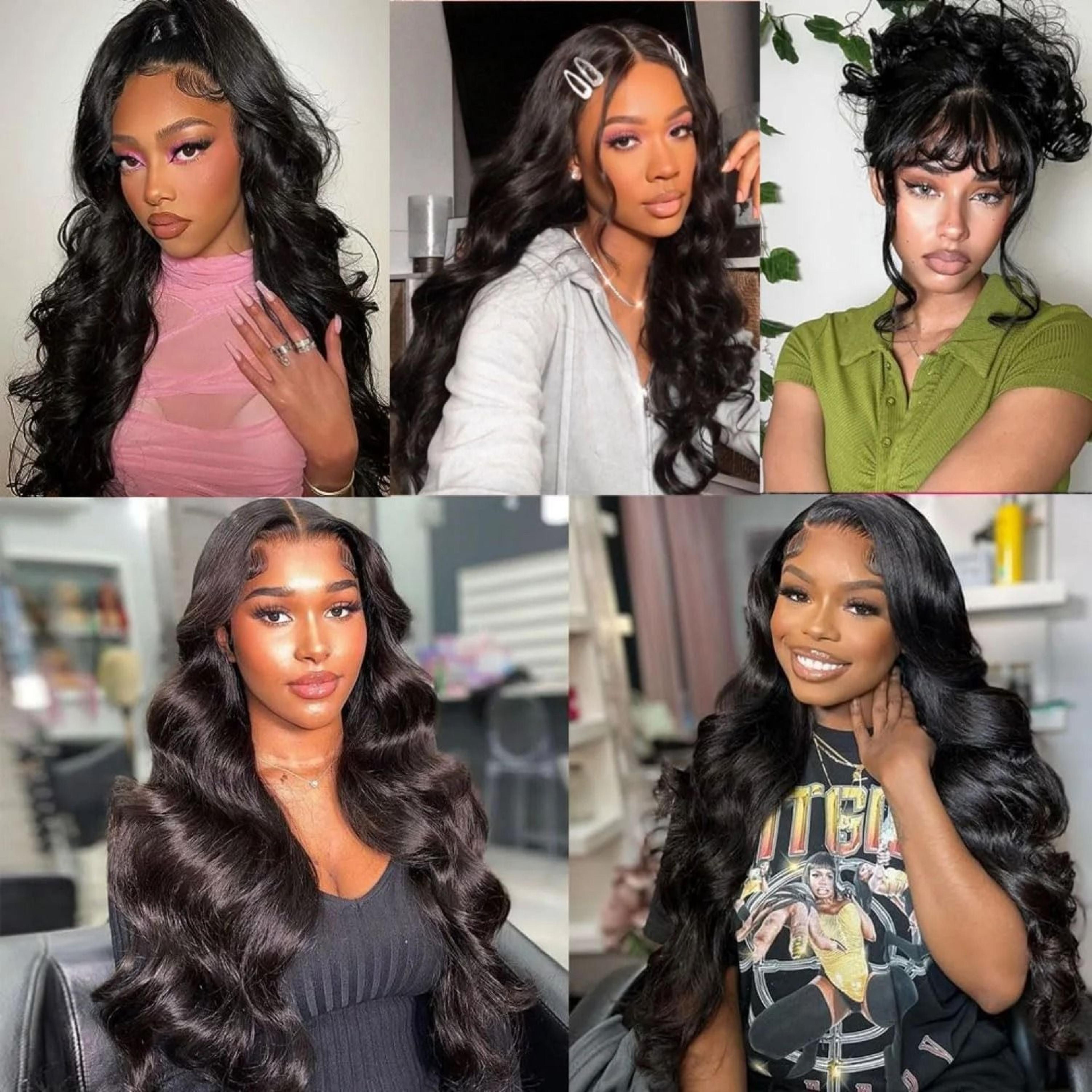 Brazilian Body Wave Remy Human Hair Bundles Double Weft Extensions 38 To 40 Inch 1