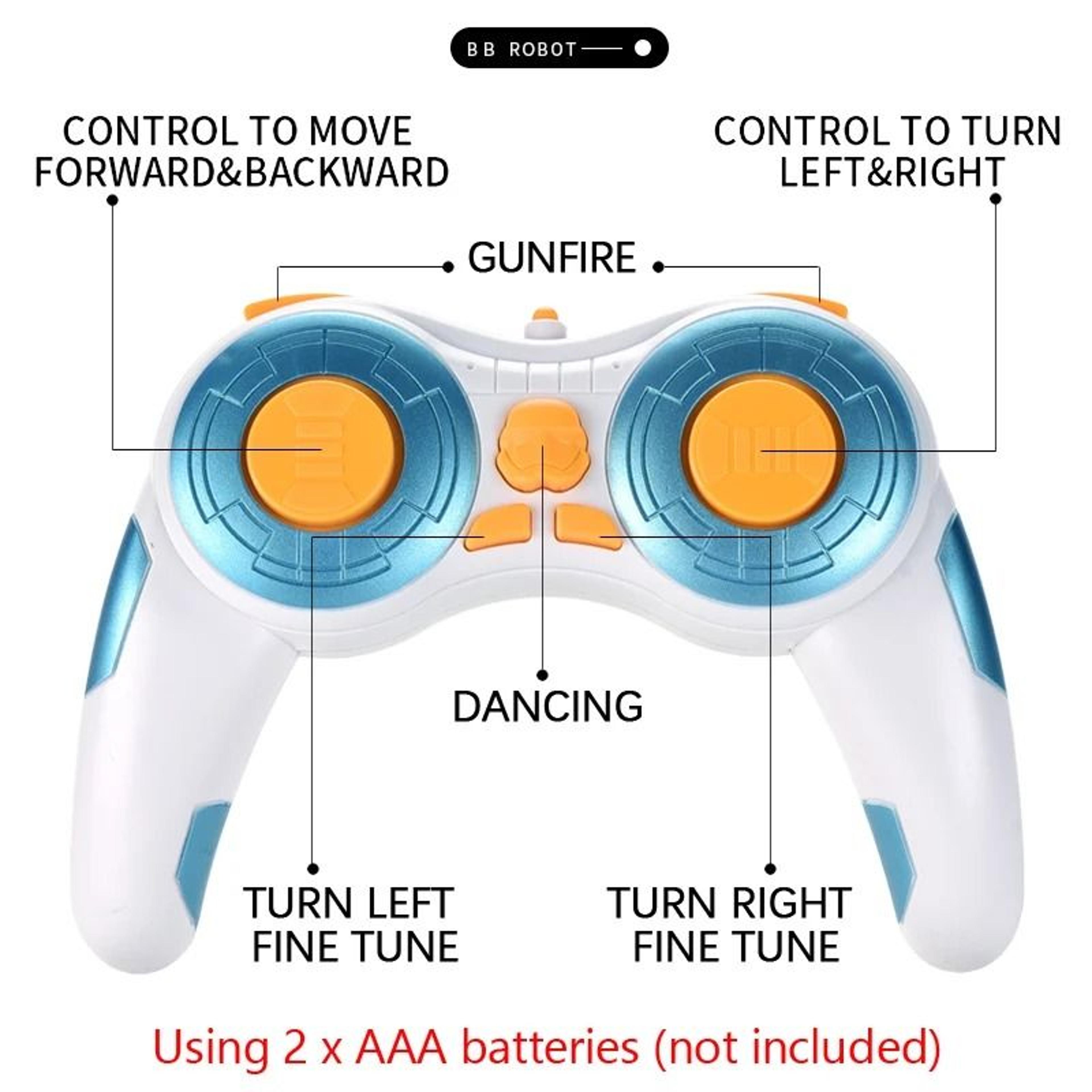 24G Intelligent RC Robot Car With Gesture Control And Sound Effects 12