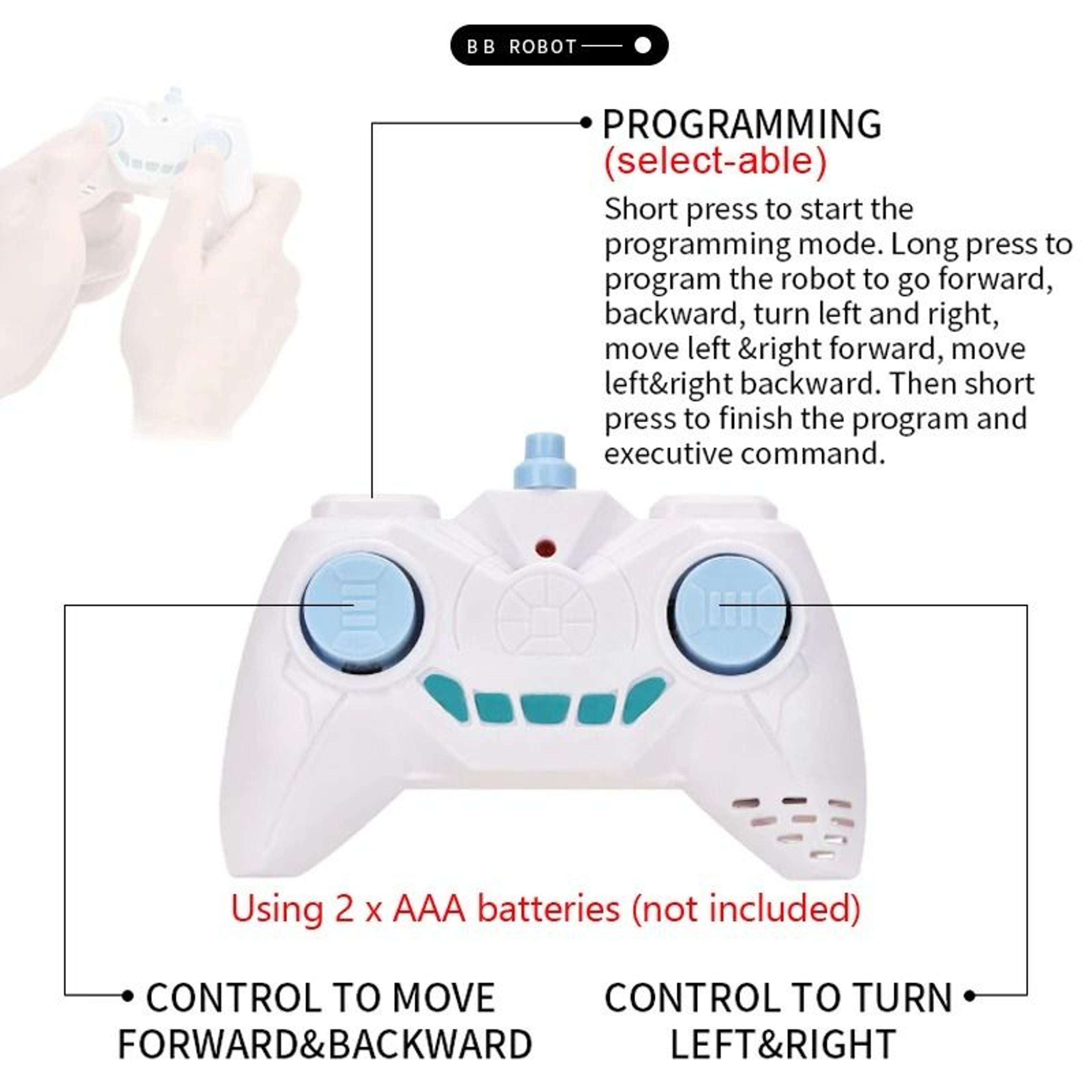 24G Intelligent RC Robot Car With Gesture Control And Sound Effects 13