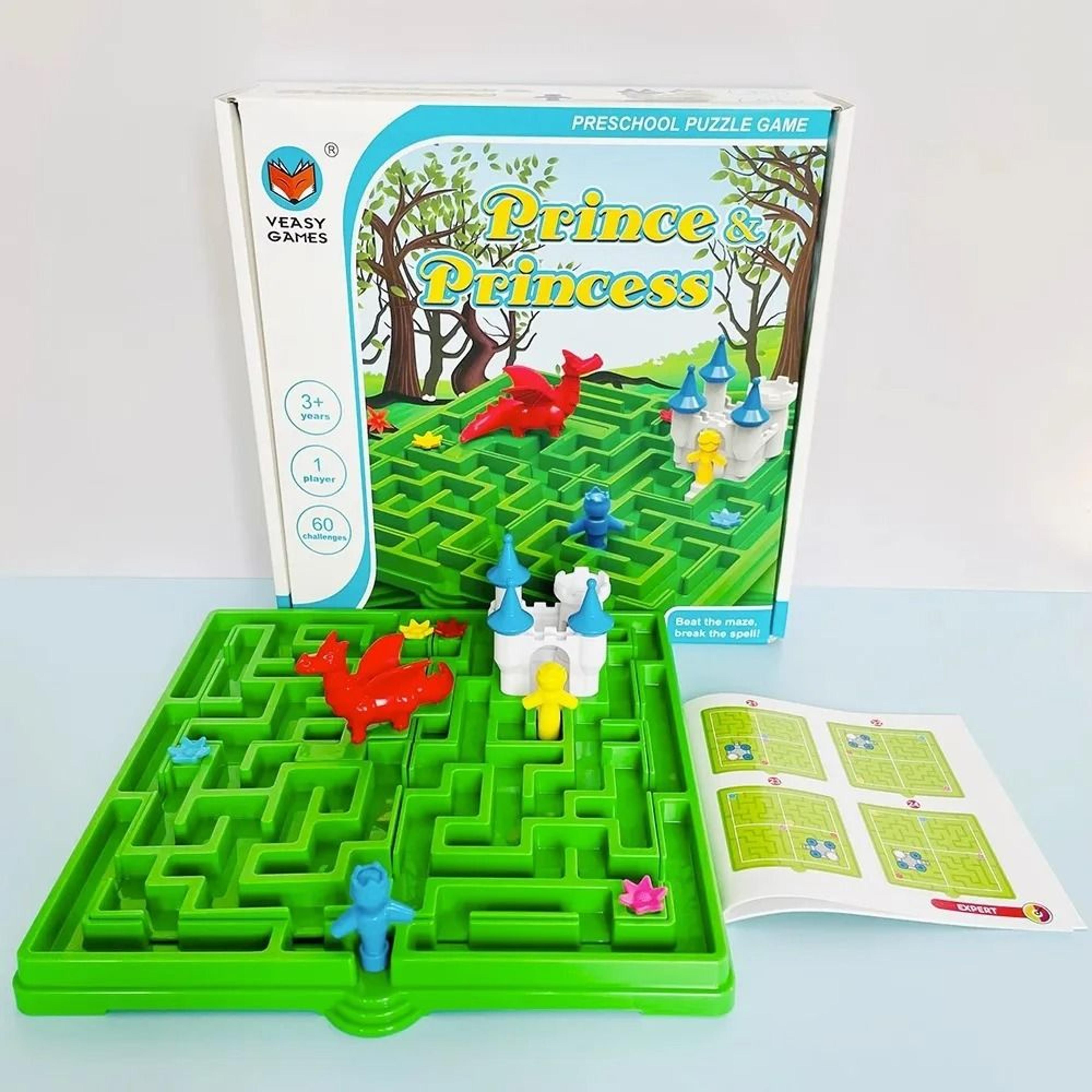 Challenge The Maze Thinking Board Game Multi Level Parent Child Tabletop Toy 3