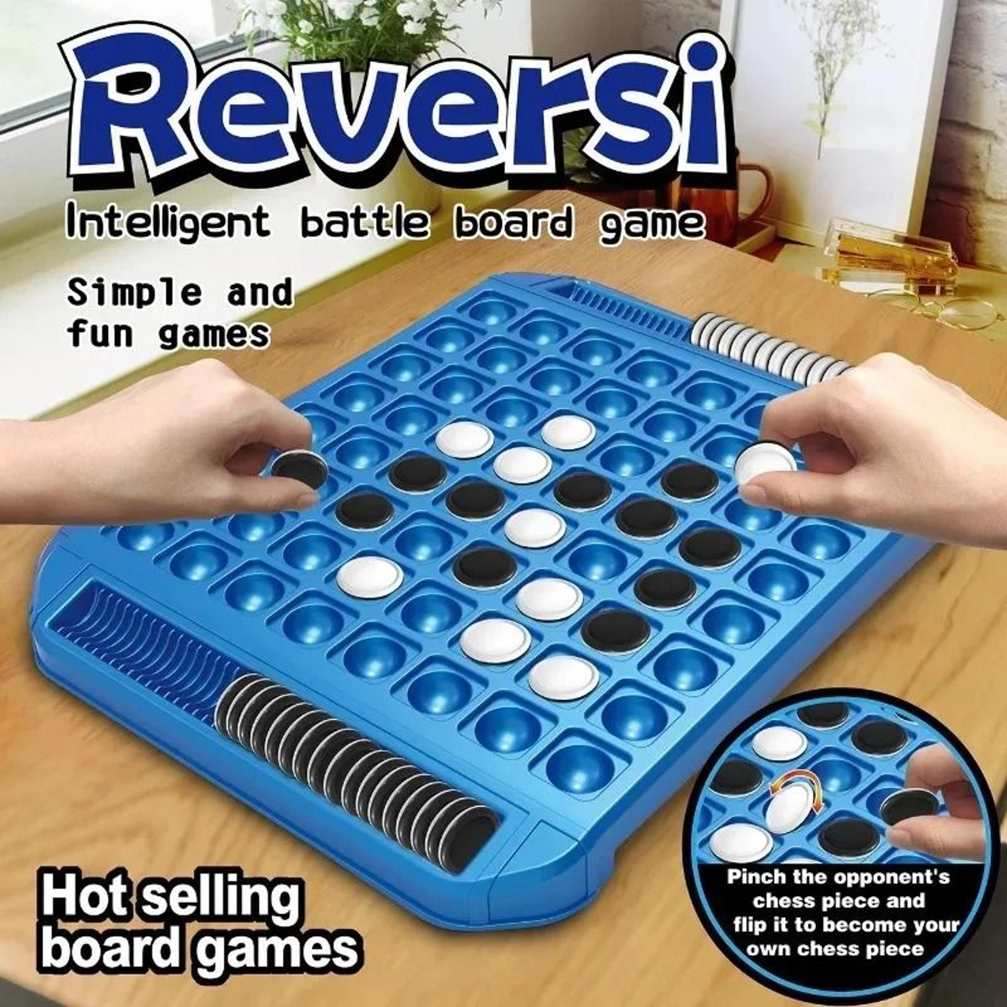 Dual Side Flip Board Strategy Game For Two Players Logic Training 5