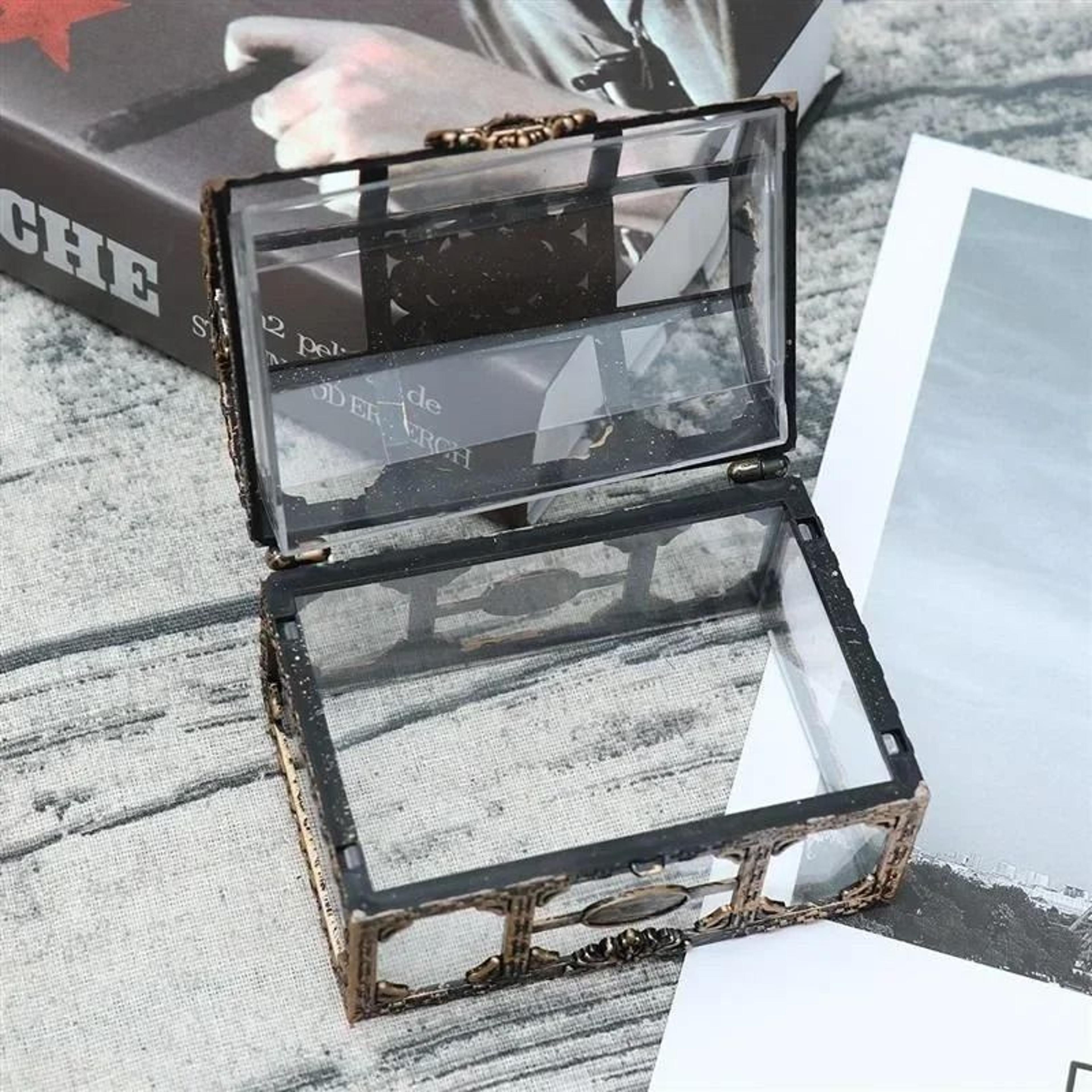 Transparent Pirate Treasure Jewelry Storage Chest Box 7