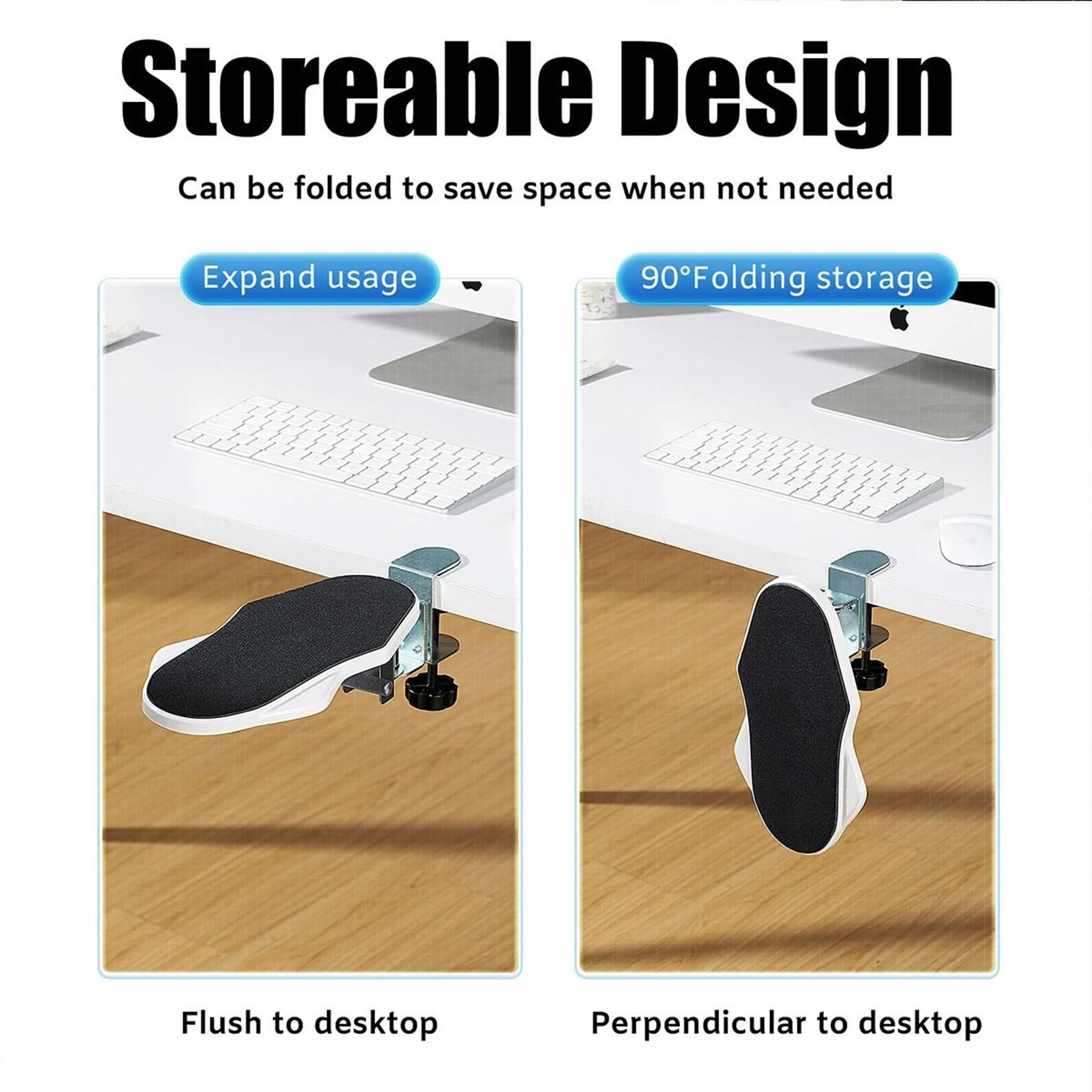 Adjustable Computer Arm Support Bracket With Rotating Desk Extension 8