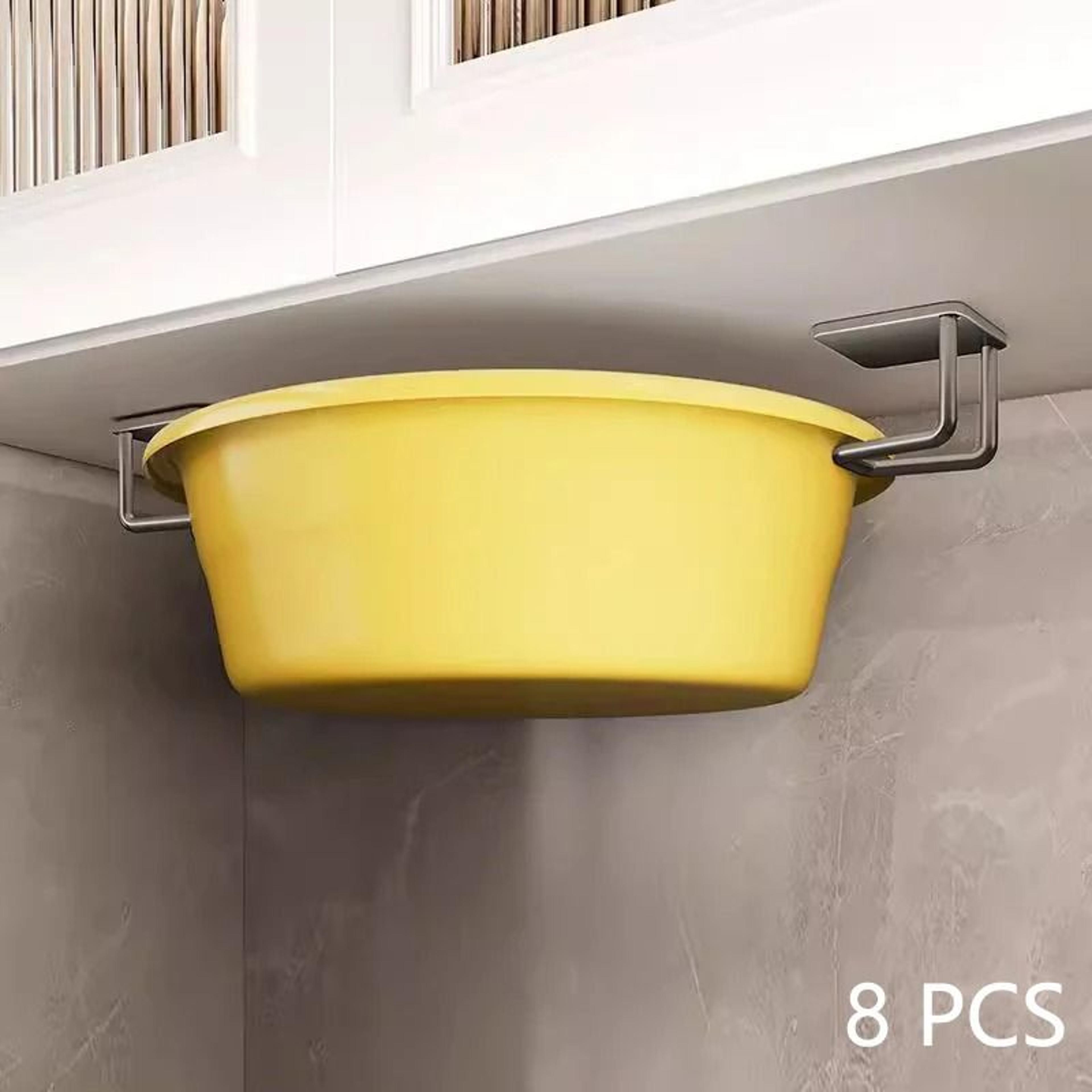 YM Wall Mounted Pot Lid And Cutting Board Storage Rack 9