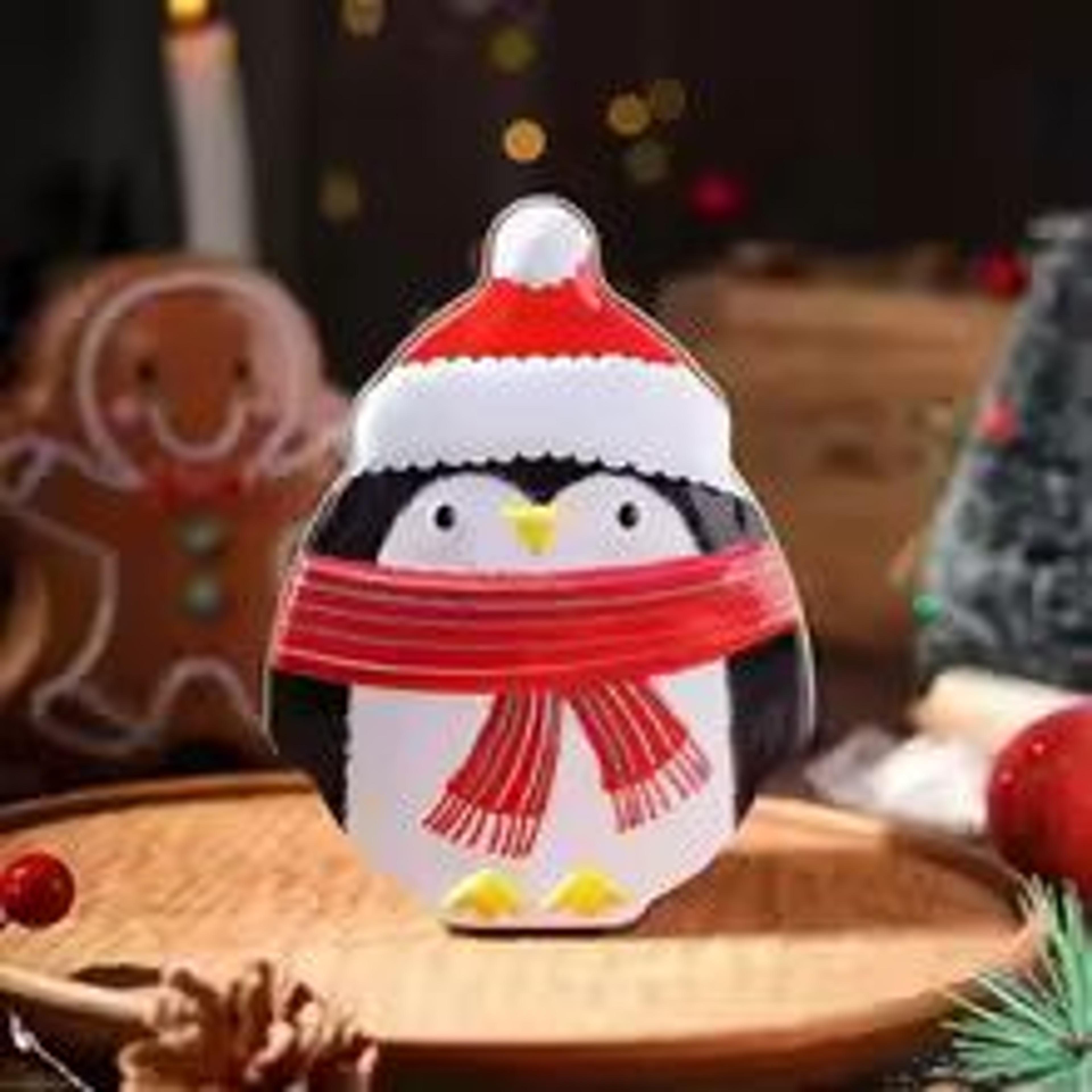 Gingerbread Man Christmas Candy Storage Tin Gift Box 8