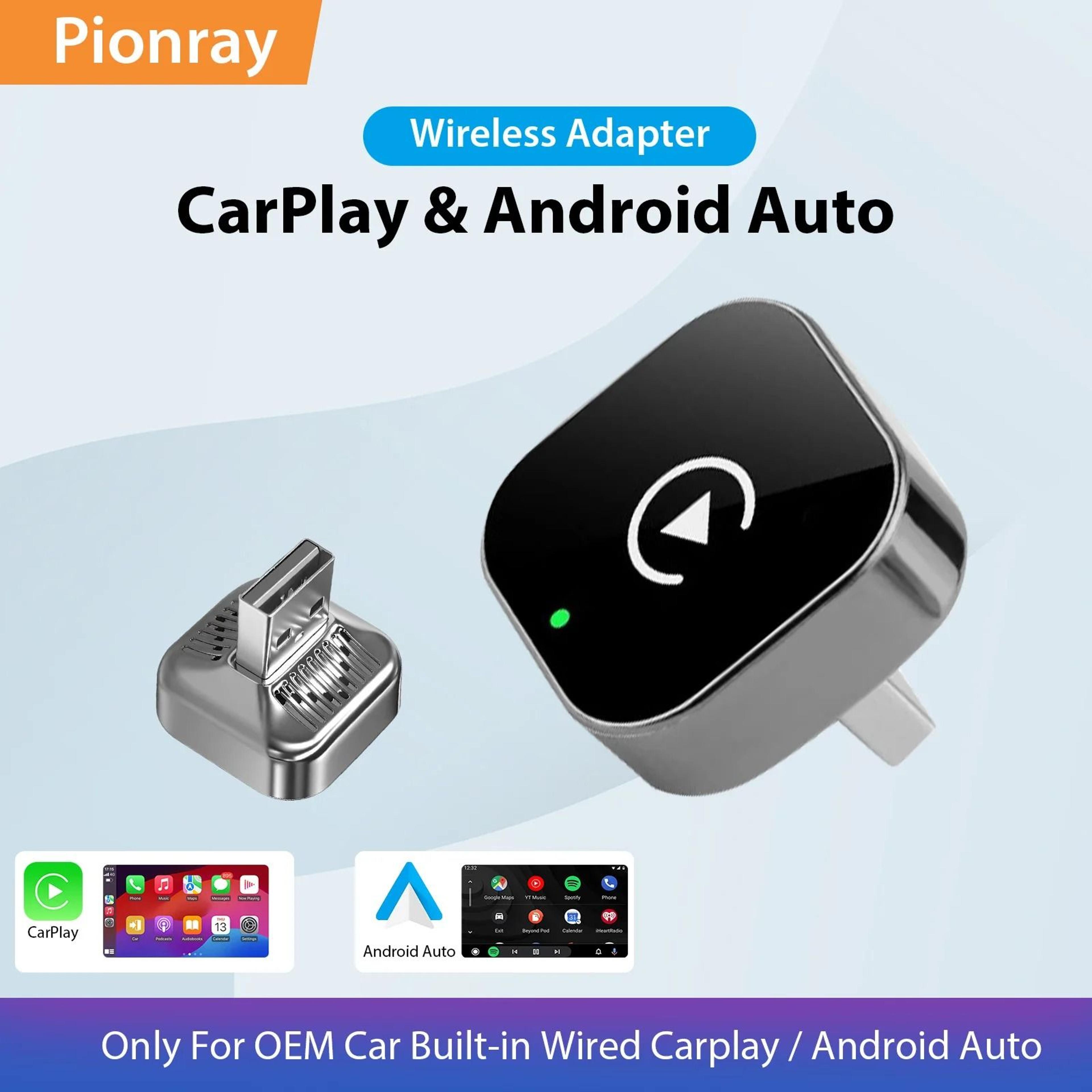 Pionray 2 In 1 Wireless CarPlay Adapter And Android Auto Wireless Adapter 6