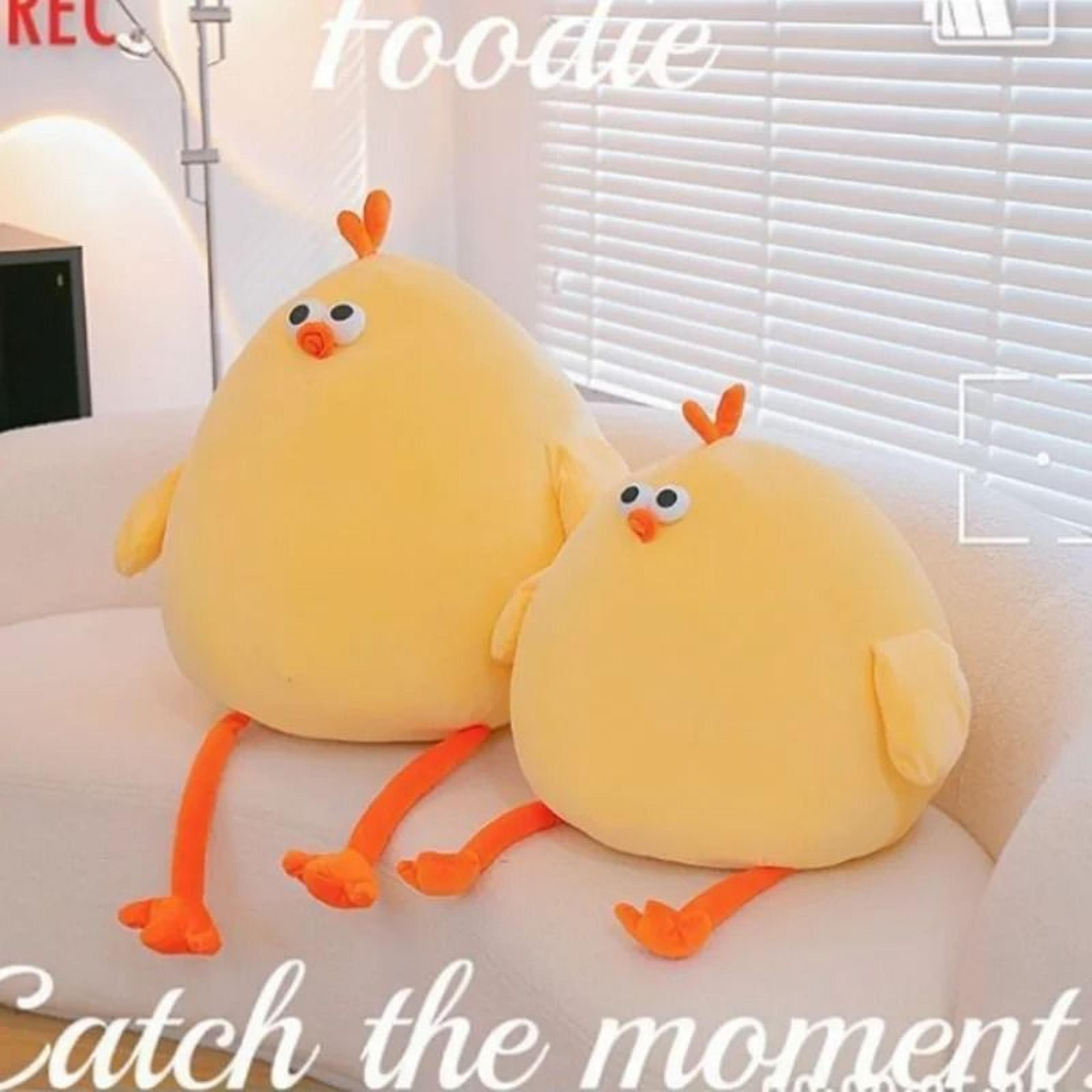 Funny Fat Chicken Plush Toy Pillow And Neck Cushion Gift 2