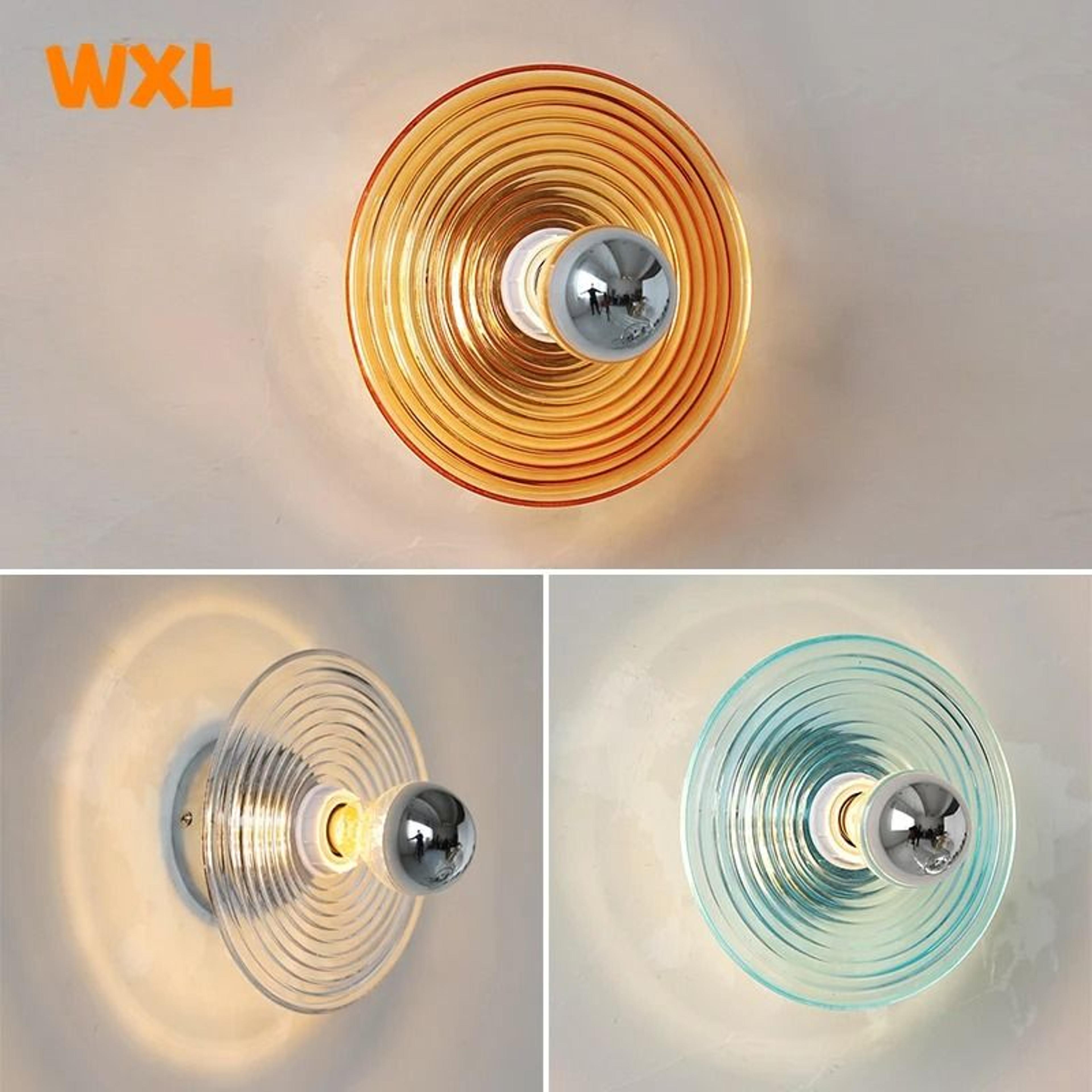 Medieval Stained Glass Wall Sconce Retro Vintage Corridor Light 6