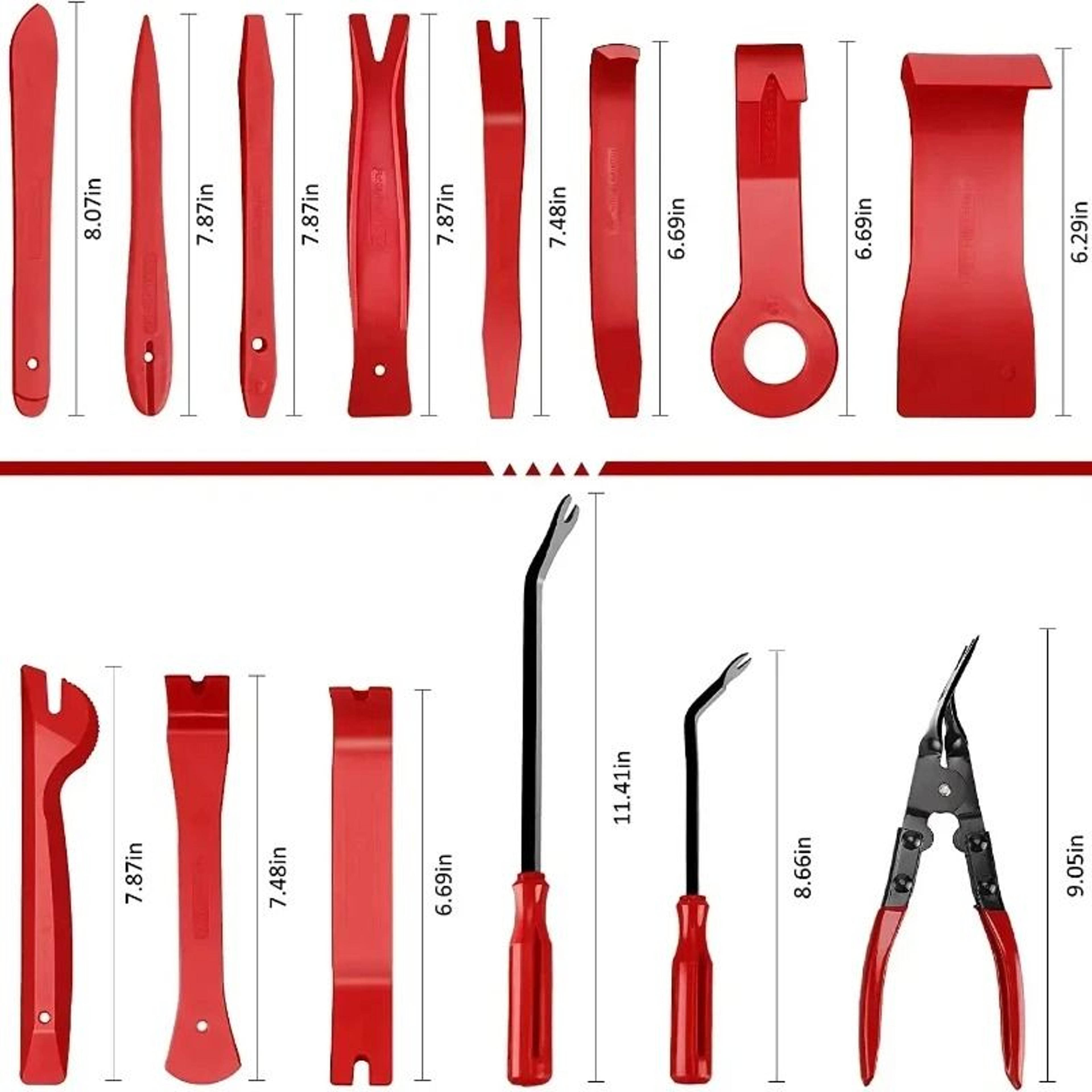 Car Interior Trim Removal Tool Kit Plastic Clip Puller Set 10