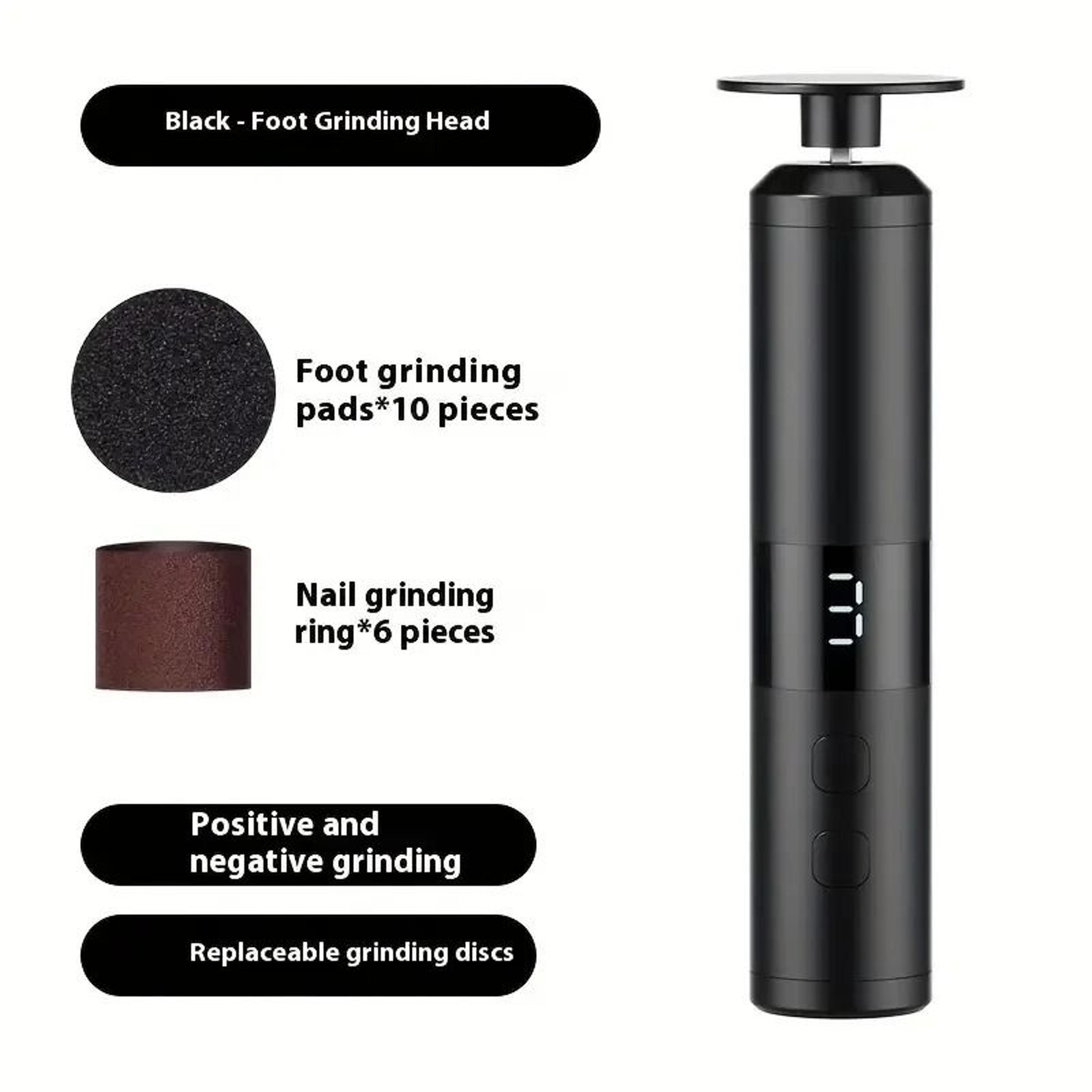 Rechargeable Electric Nail Drill Kit With LCD Display And 16 Heads 3