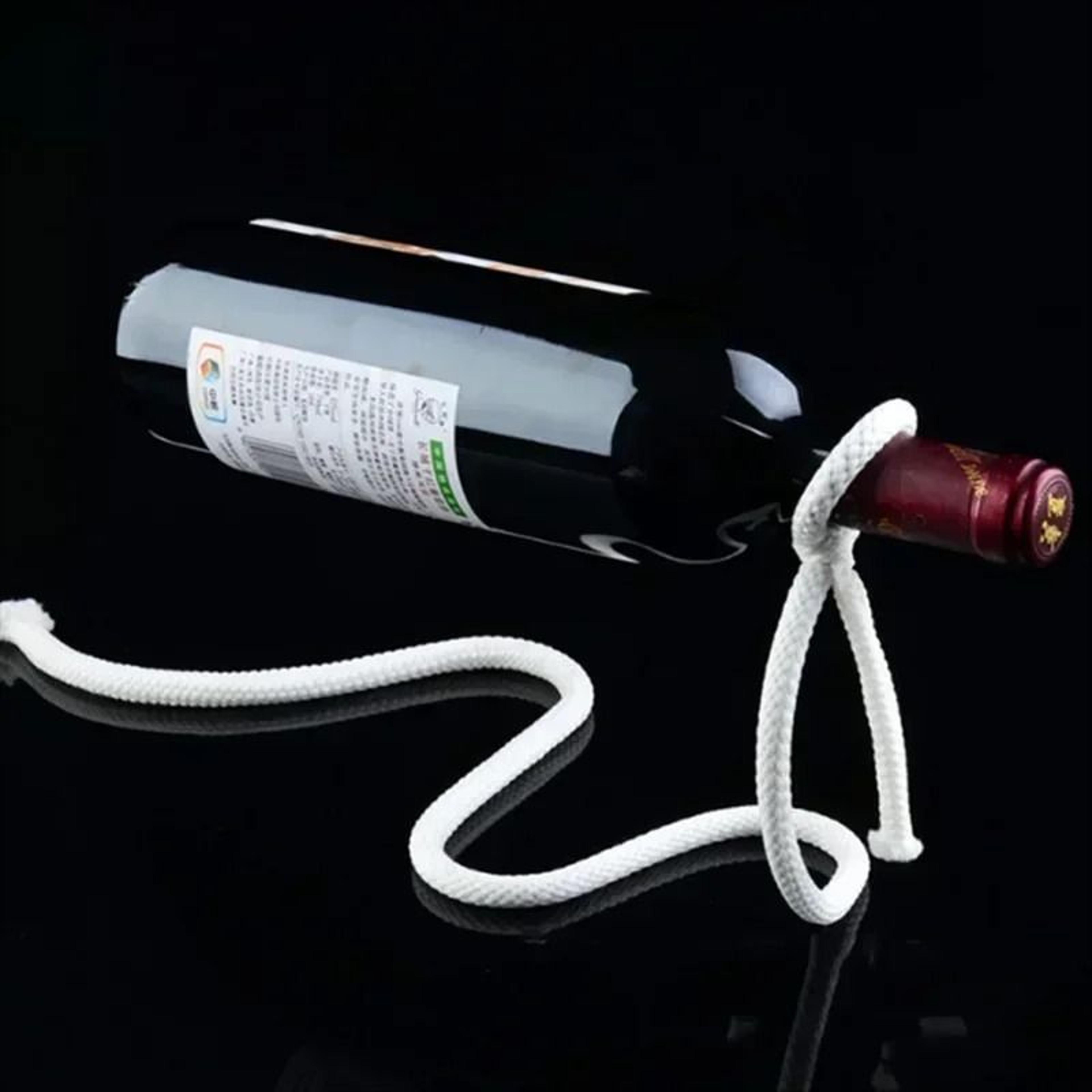 Magical Floating Chain Wine Rack Stand  Modern Single Bottle Suspension Wine Bottle Holder 1