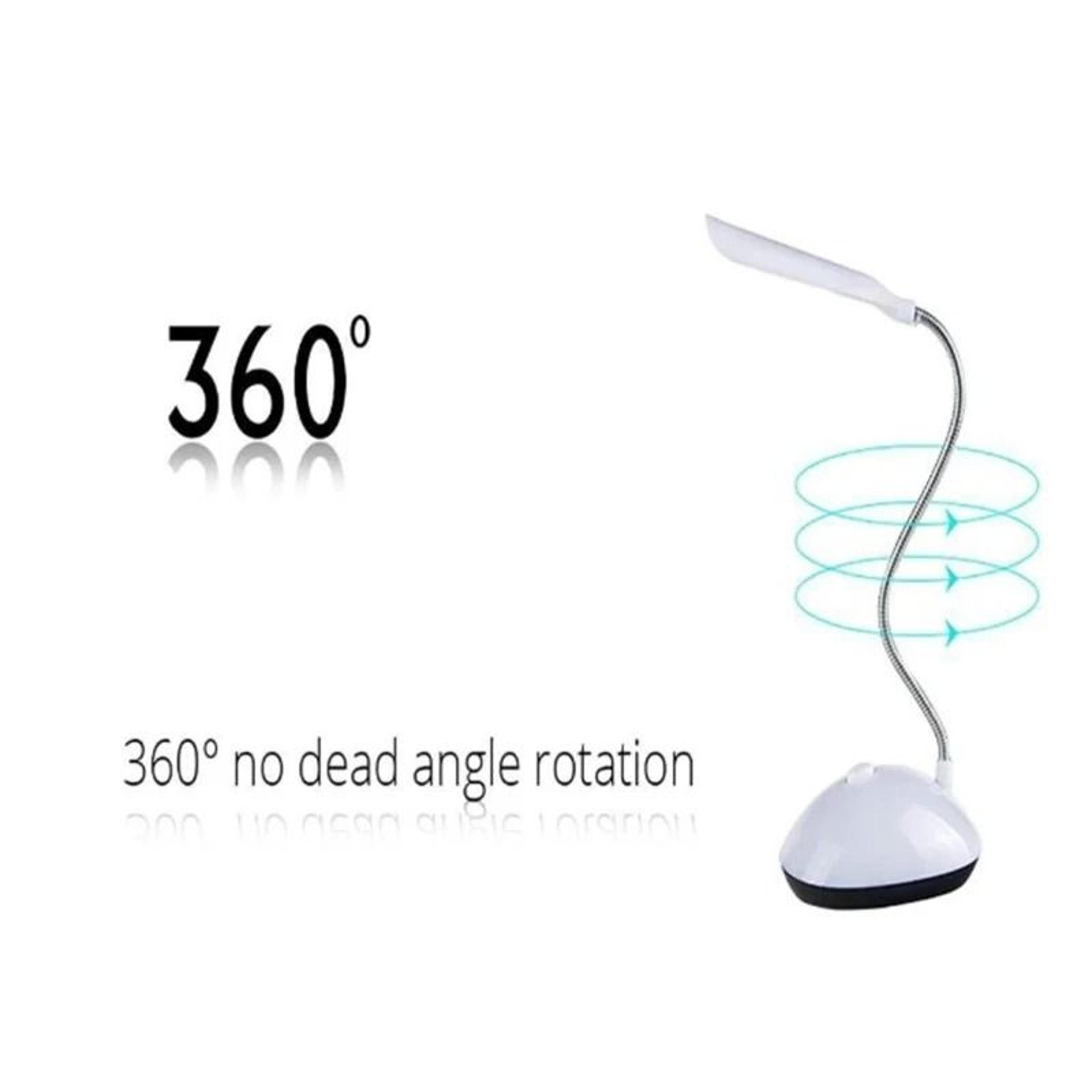 LED Folding Table Lamp Battery Powered Eye Protection Reading And Study Light 5