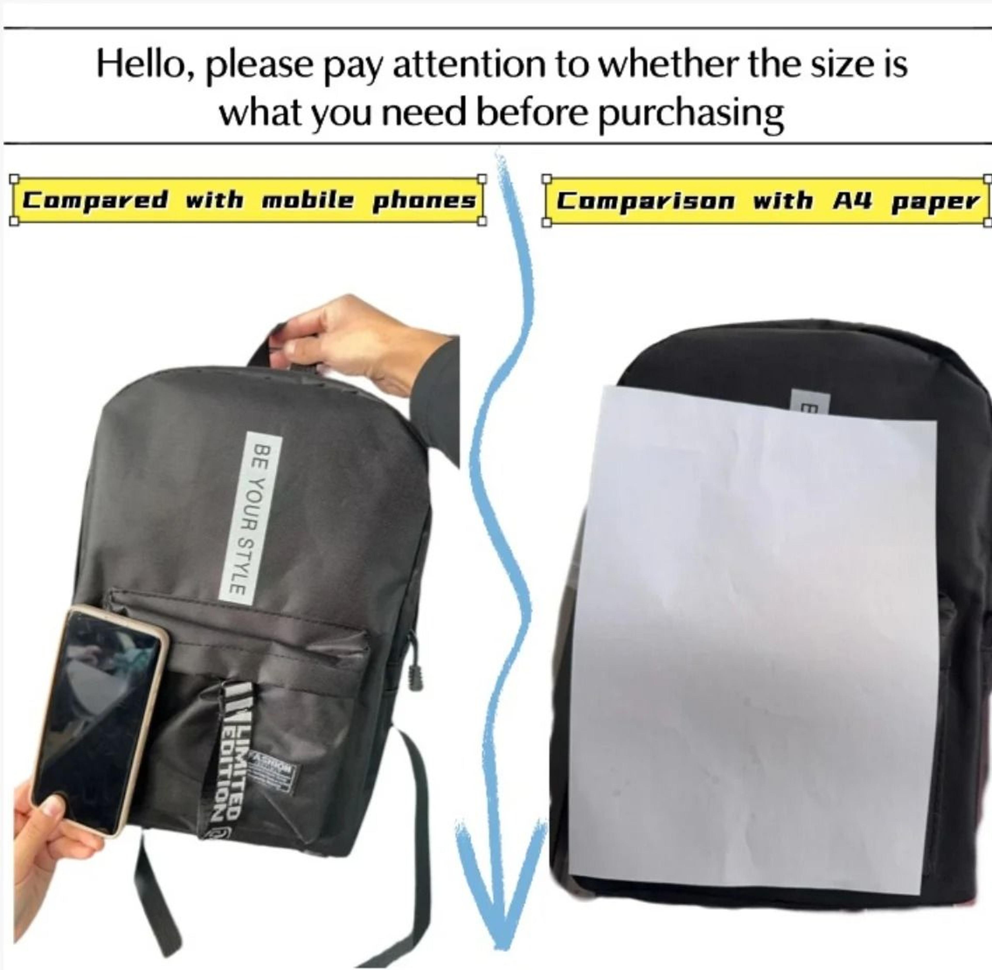 Large Capacity Korean Style School Backpack For Students 15