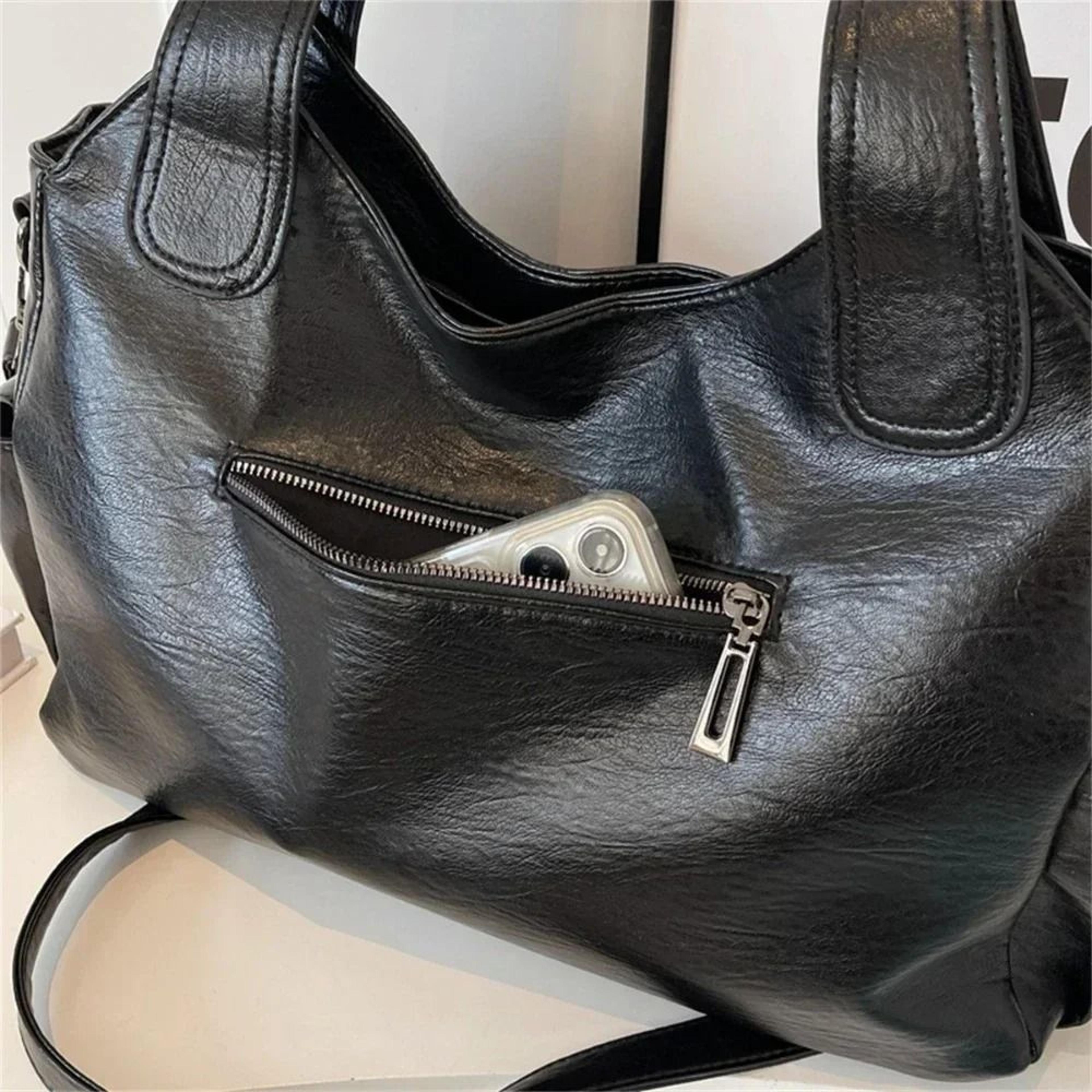 High Quality PU Shoulder Bag With Soft Interior And Contrast Design For Women 13