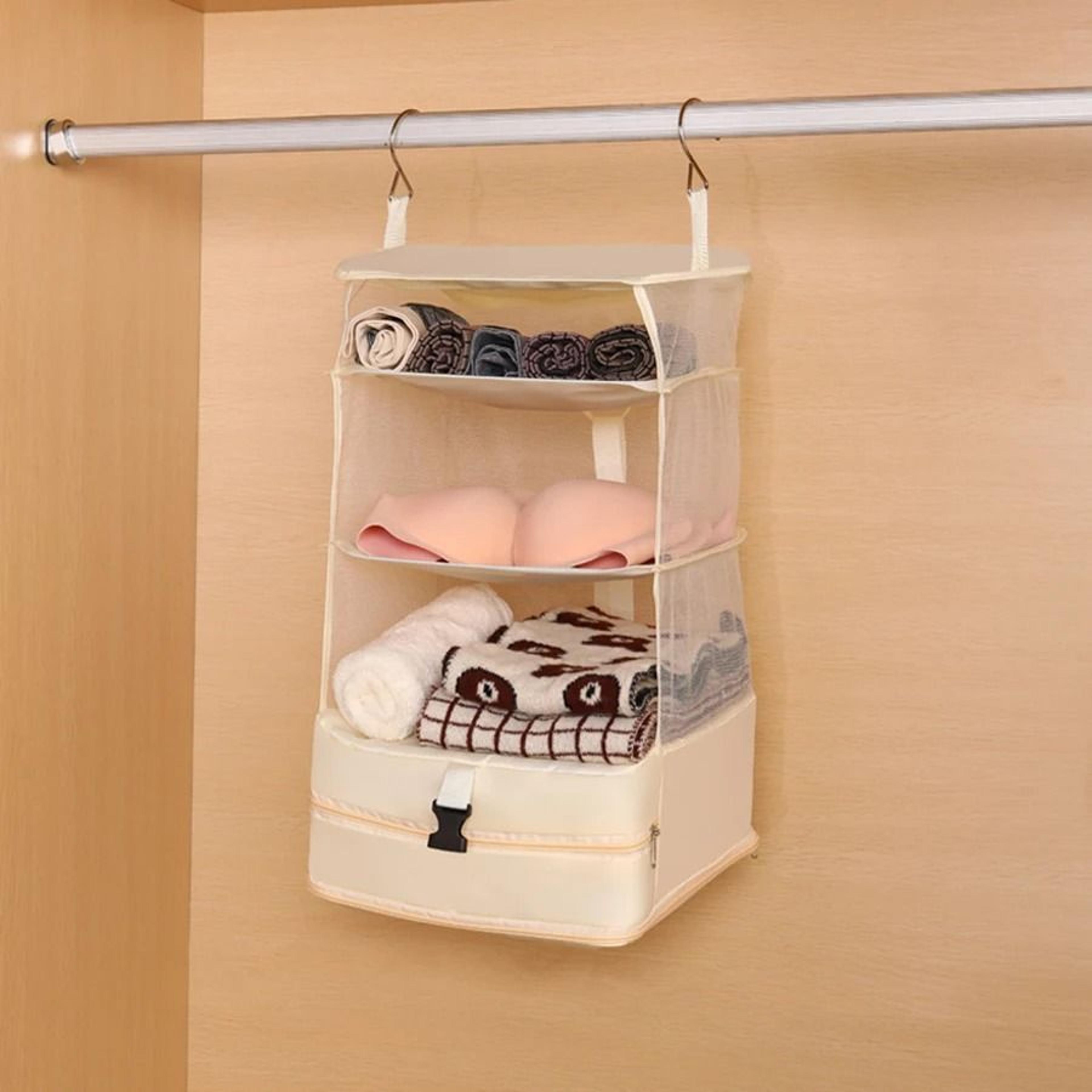 Hanging Wardrobe Organizer Travel Clothing Compression Storage Bag 1