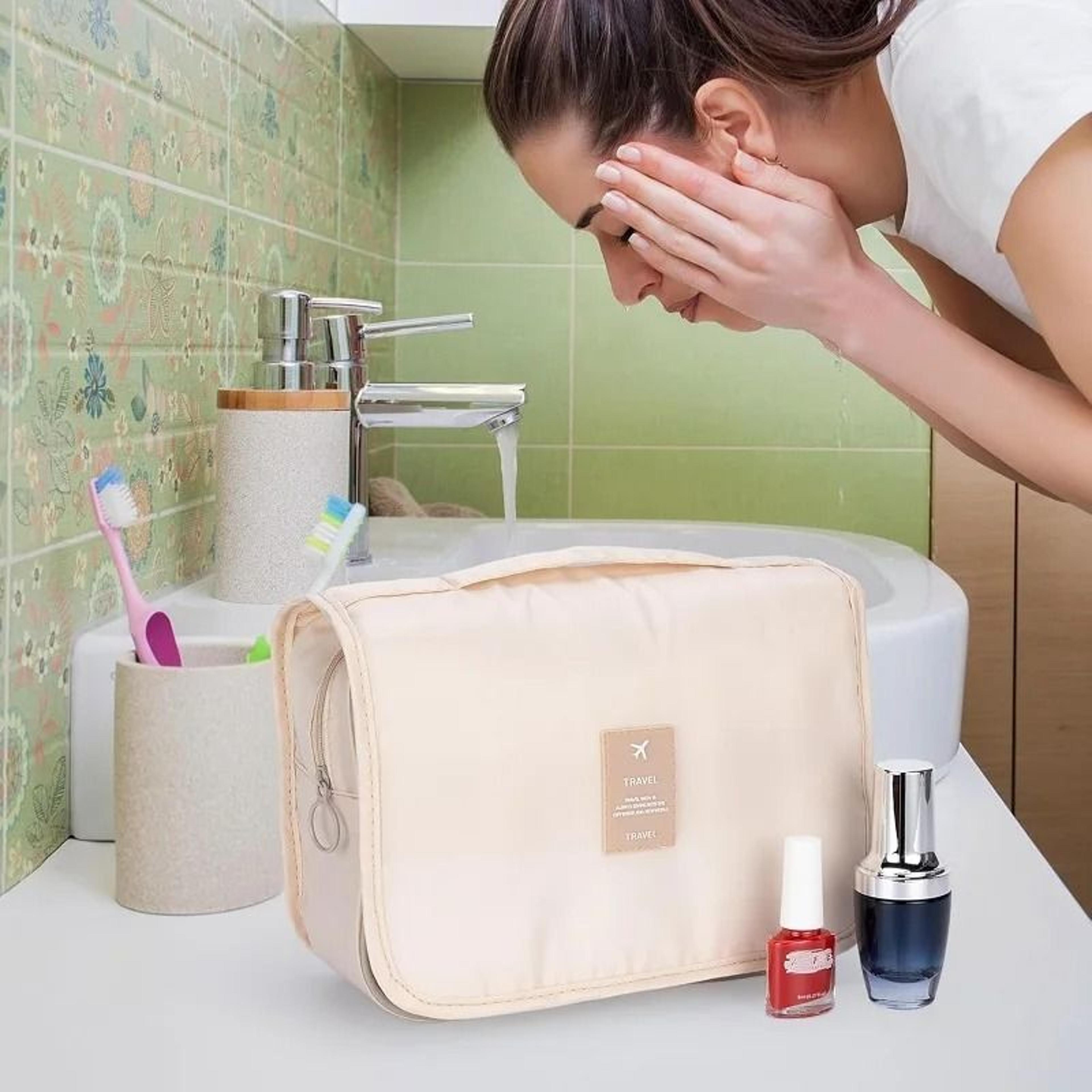 Waterproof Hanging Toiletry Bag Portable Travel Makeup Organizer 9