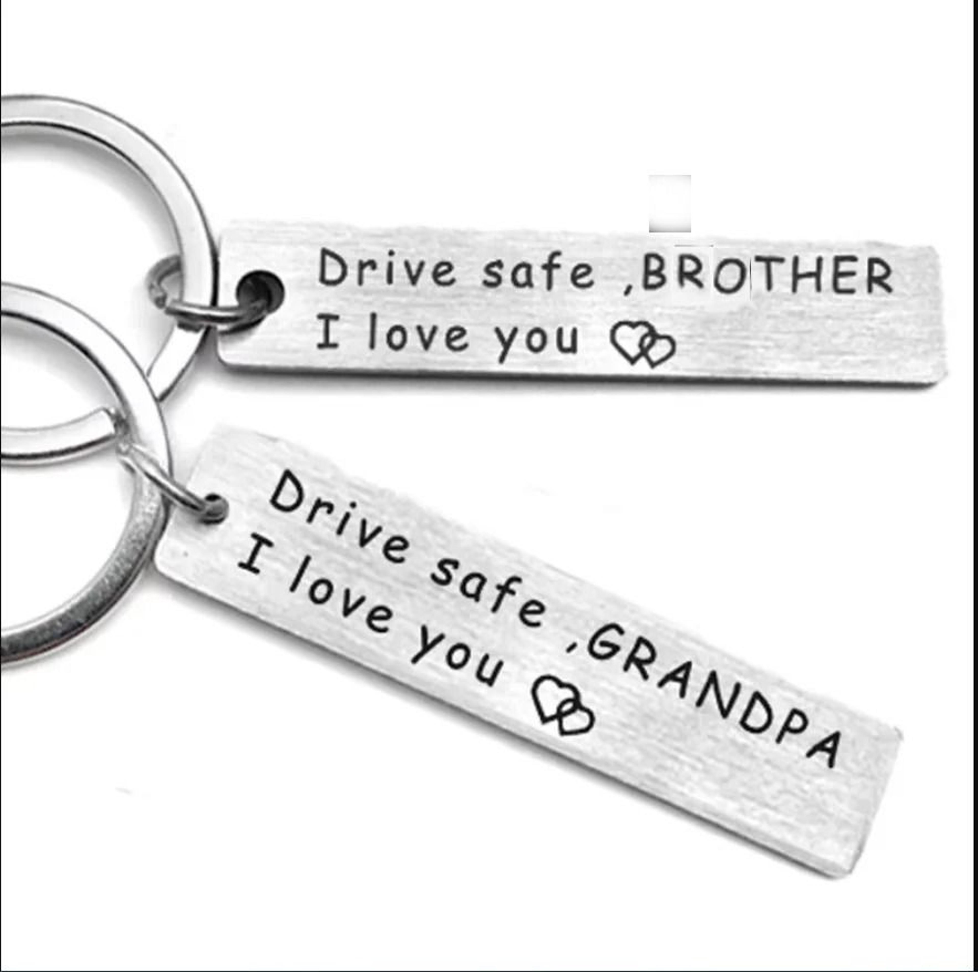 GuardianWing Drive Safe Keychain Angel Wing Pendant Gift For Dad And Loved Ones 11