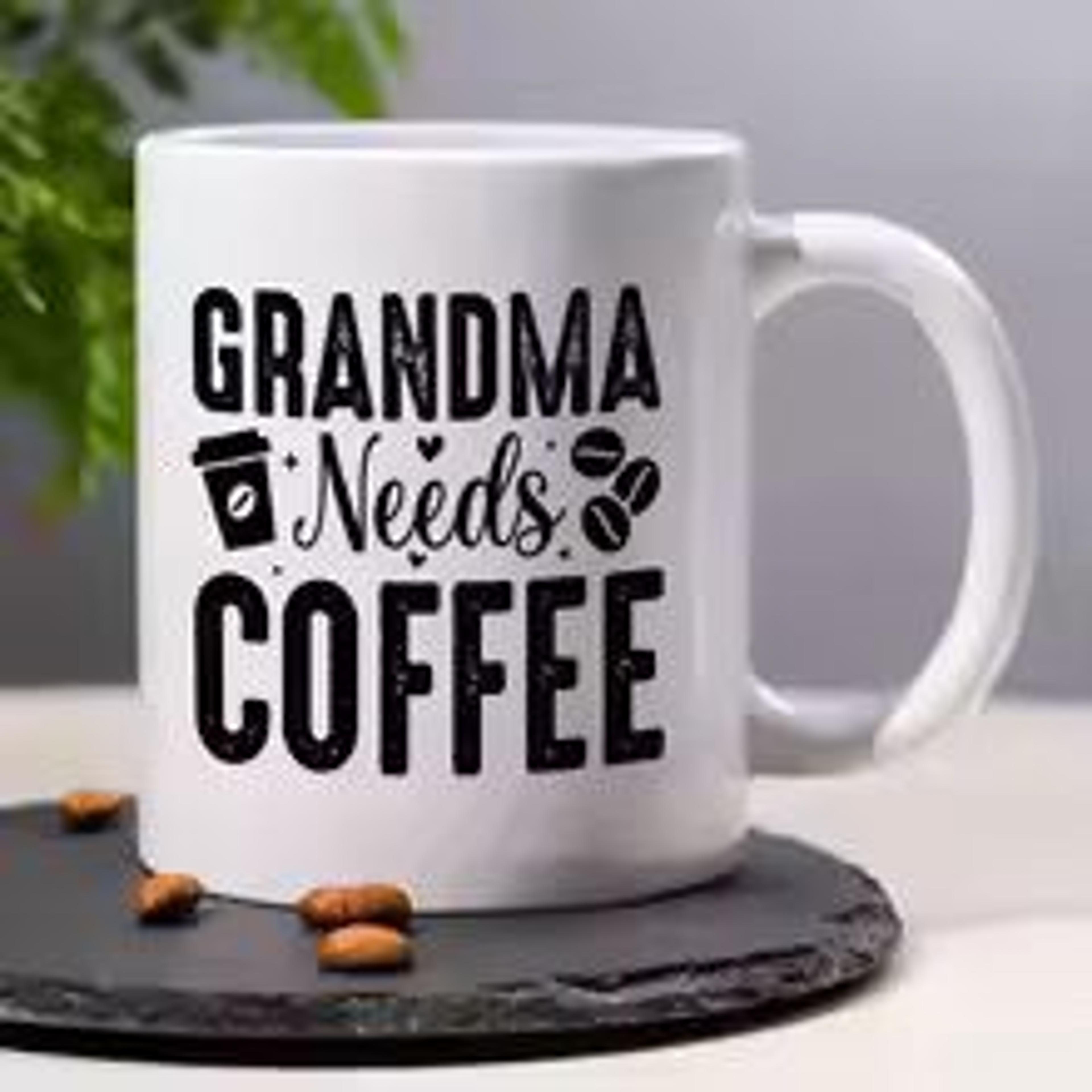 Grandma Needs Coffee Mug Funny Ceramic Coffee Cup Gift For Grandma 3