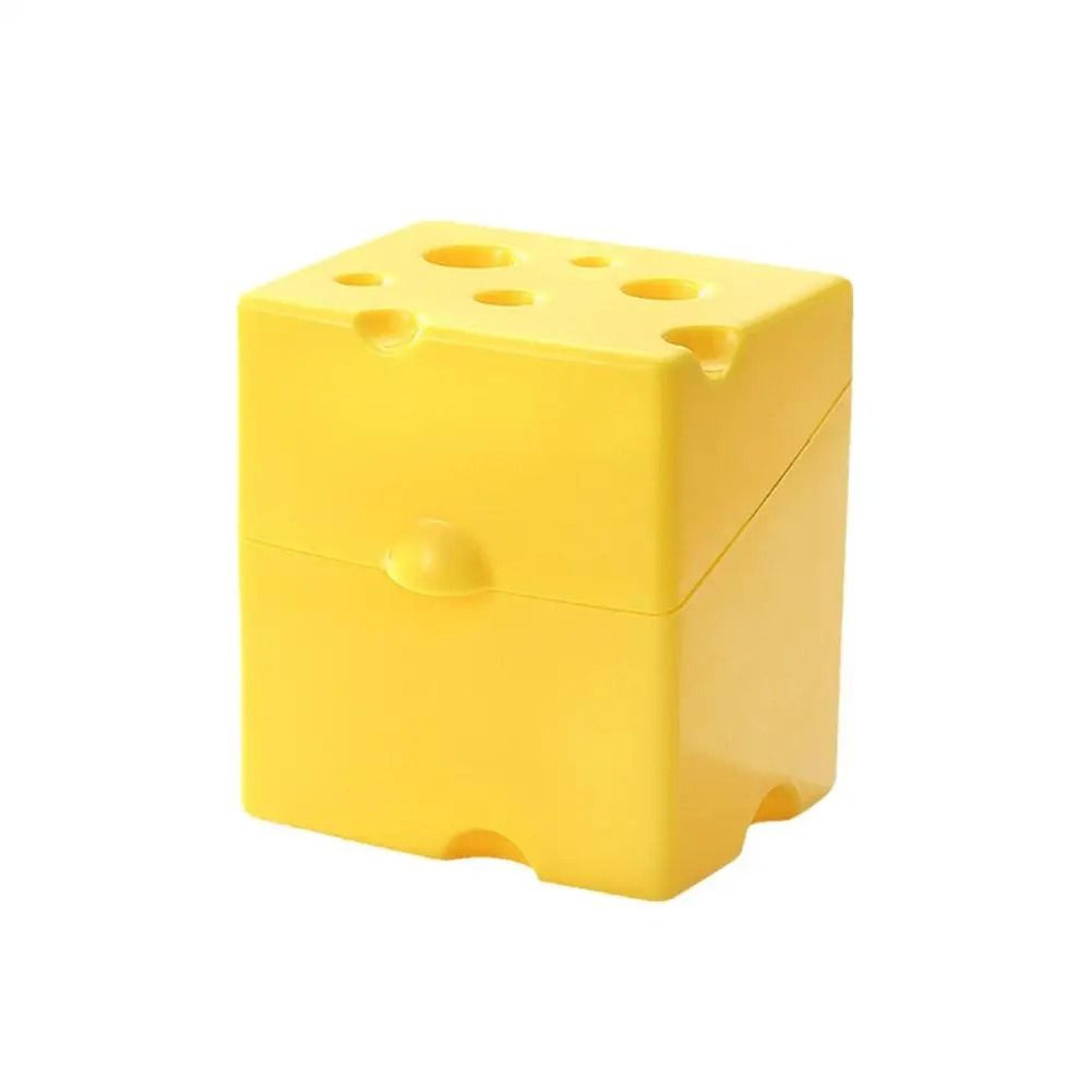 FreshLock Cheese Slice Storage Container Plastic Cheese Keeper Box With Flip Lid And Holder 4