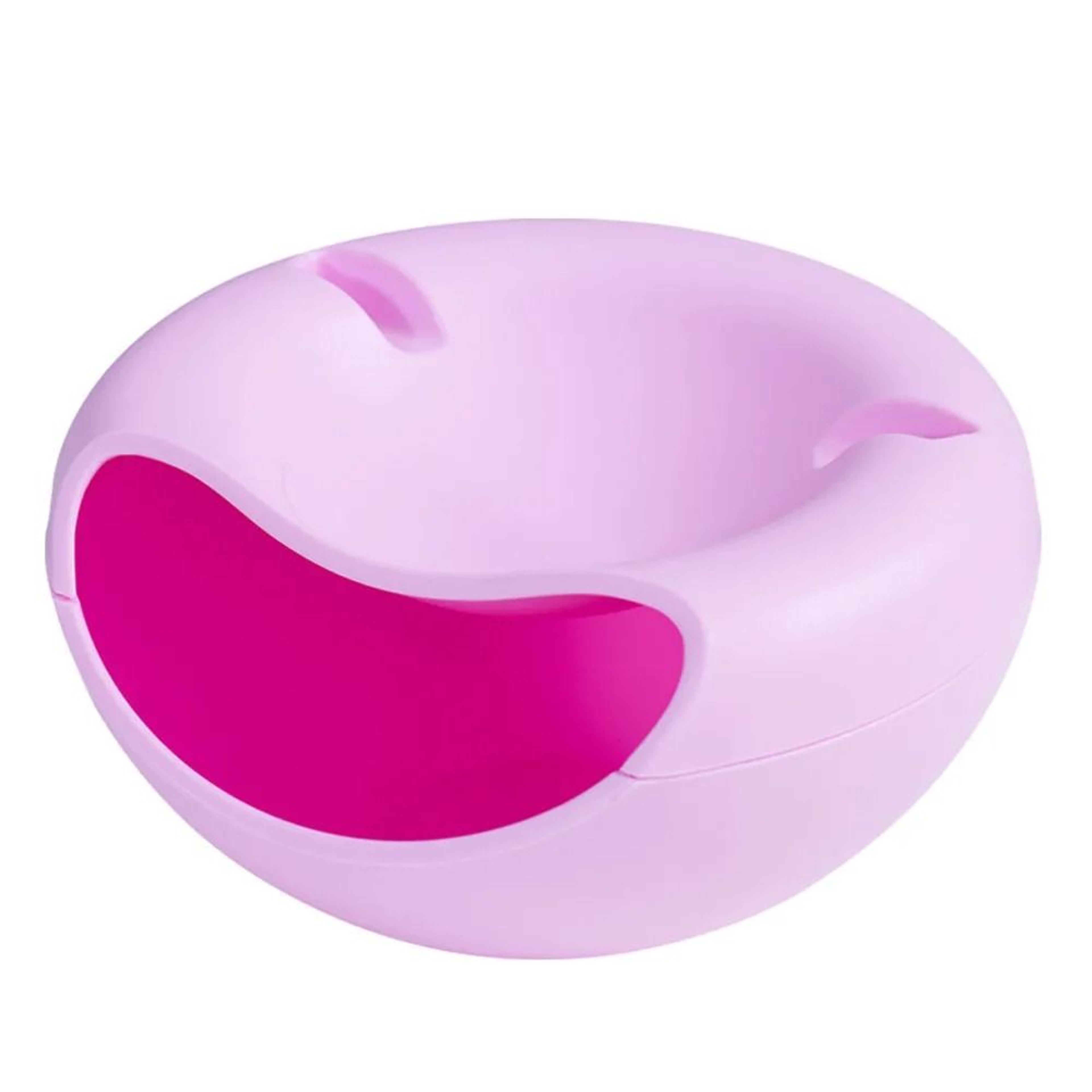 Double Layer Snack Bowl With Shell Storage Creative Nut Snack Container For Seeds Dry Fruits And Sn 3