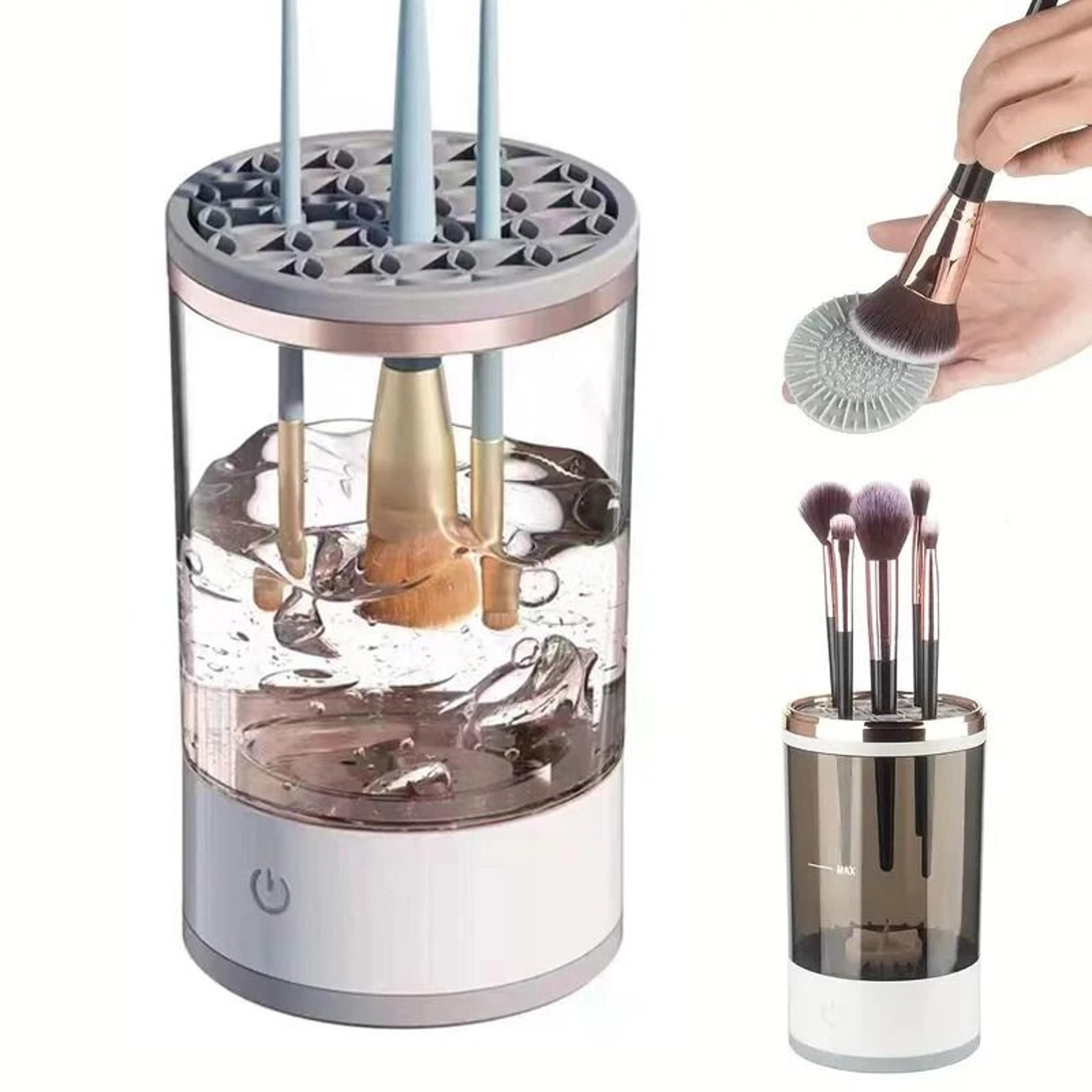 BrushClean Electric Makeup Brush Cleaner USB Automatic Brush Cleaning Machine Portable Cosmetic Bru 1