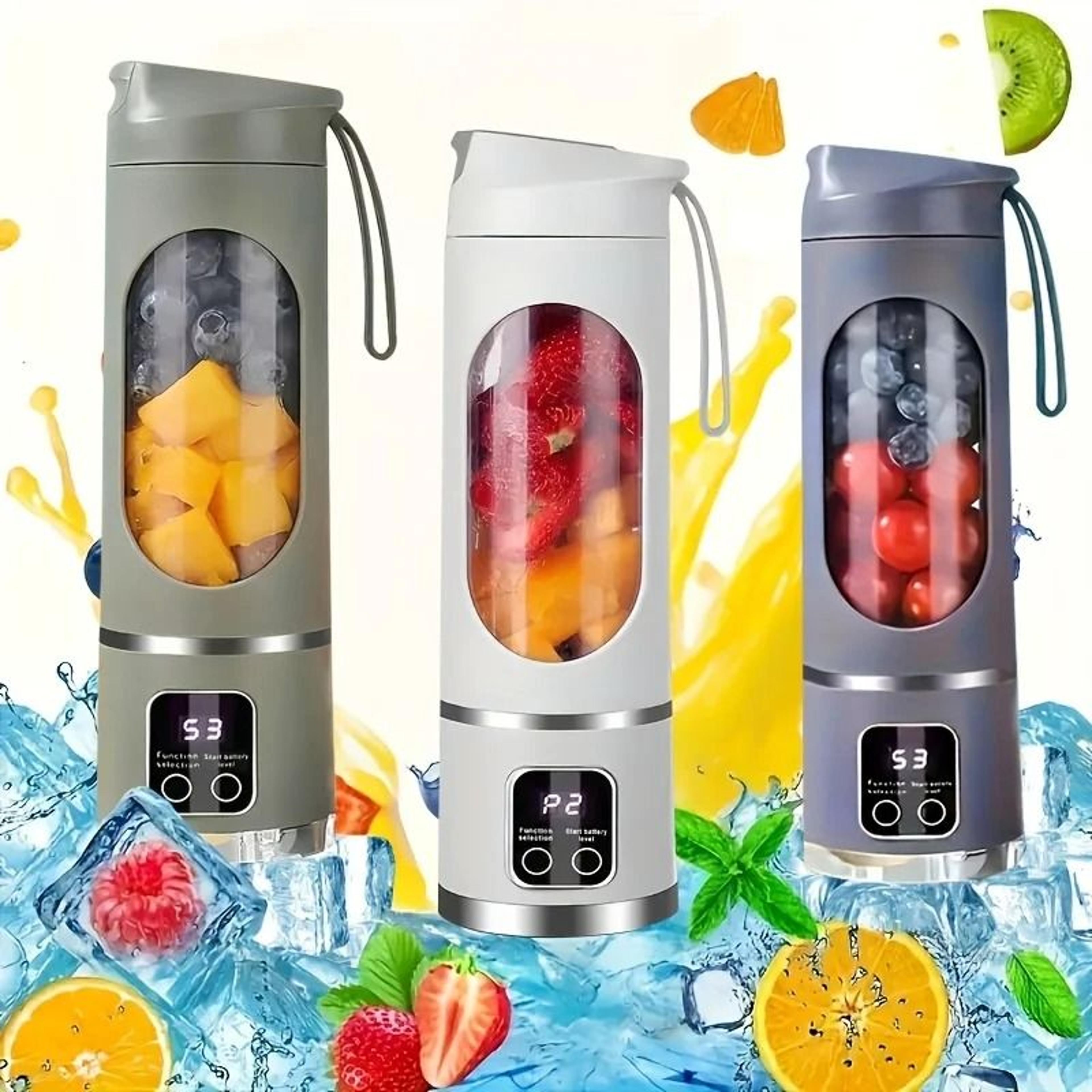 BlendGo Portable USB Blender Rechargeable Personal Smoothie Blender Mini Travel Fruit Juicer 8
