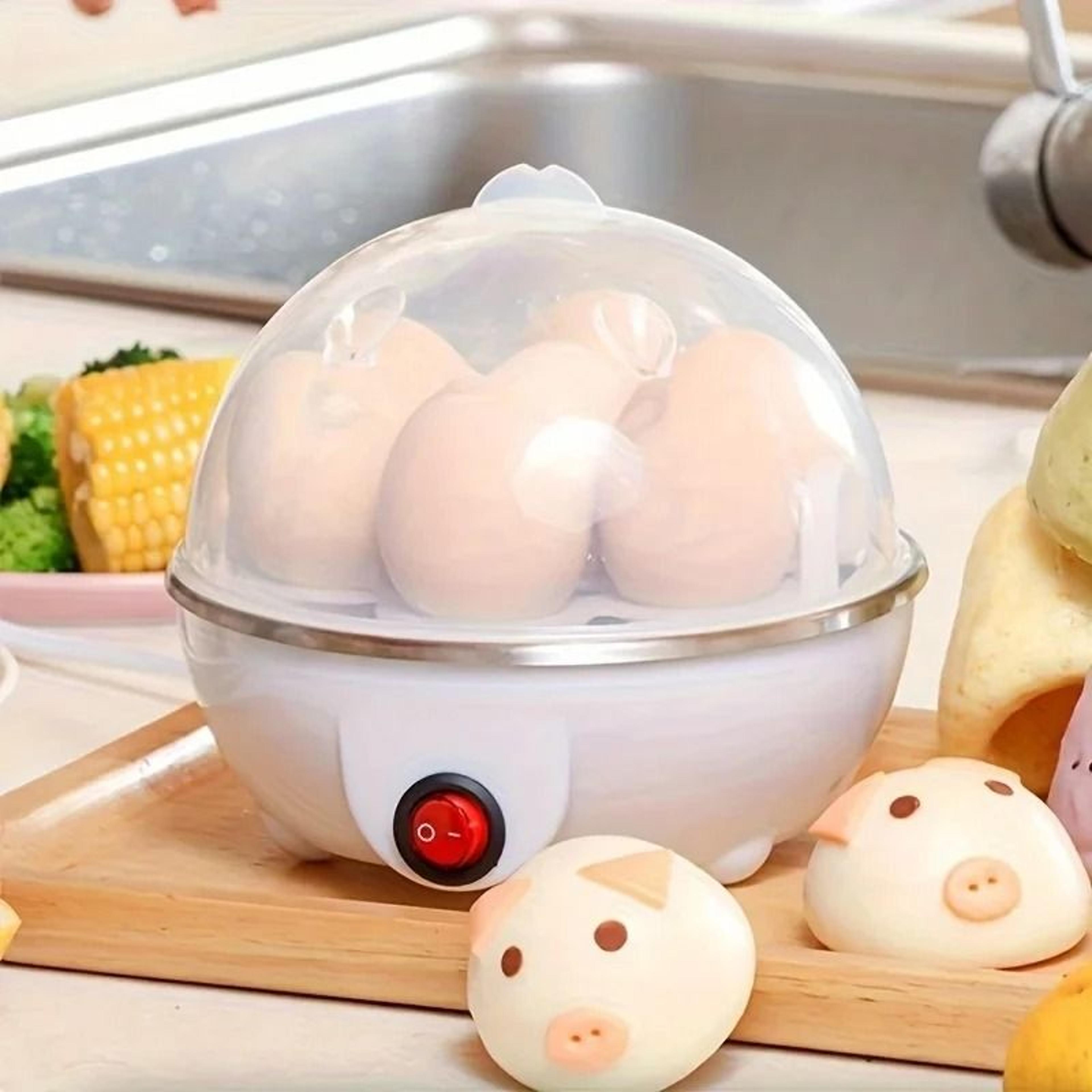 QuickCook Automatic Egg Cooker 7 Egg Capacity Electric Egg Boiler Multi Function Steamed Egg Maker 6