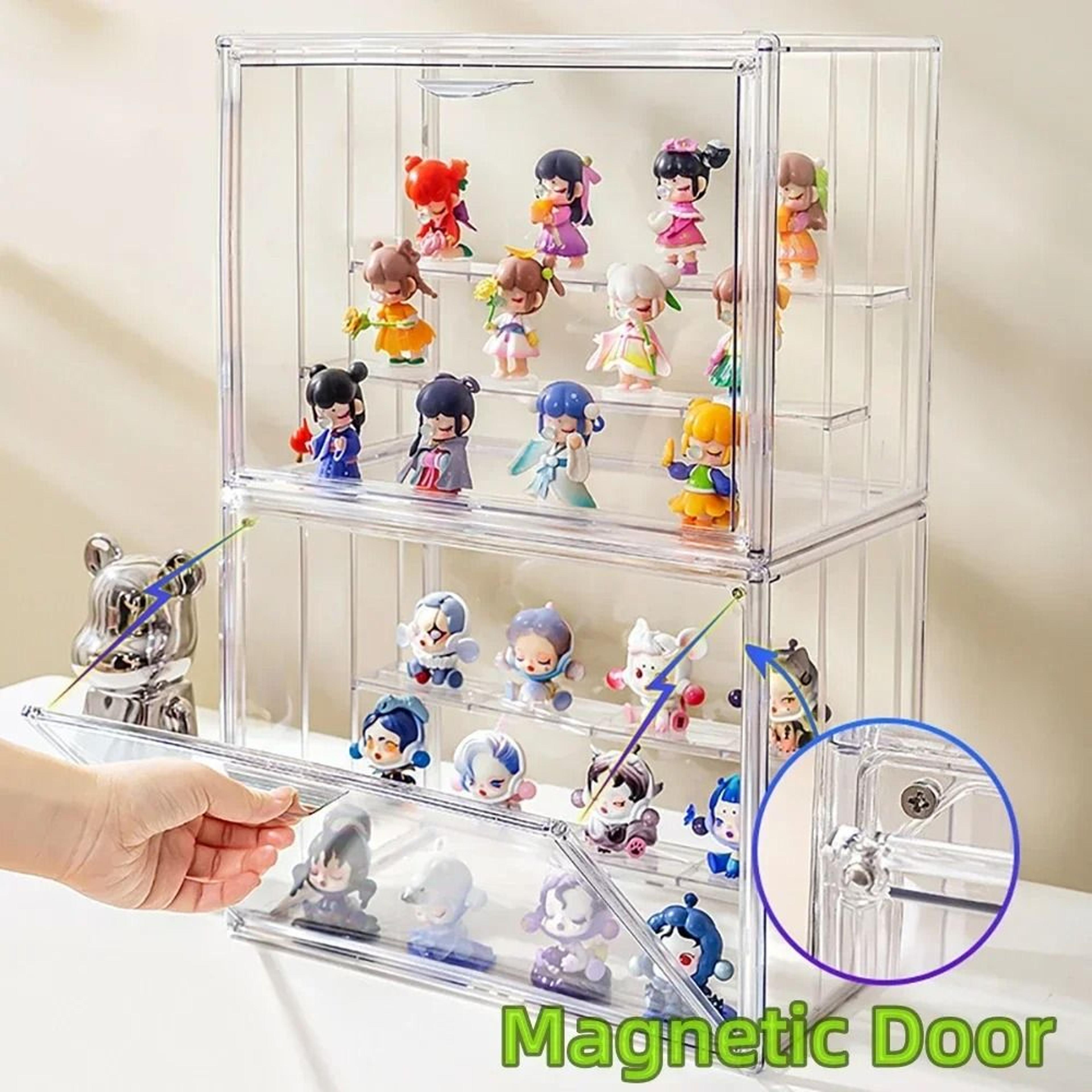 Clear Stackable Display Box Dustproof Collectible Figure Display Case 7