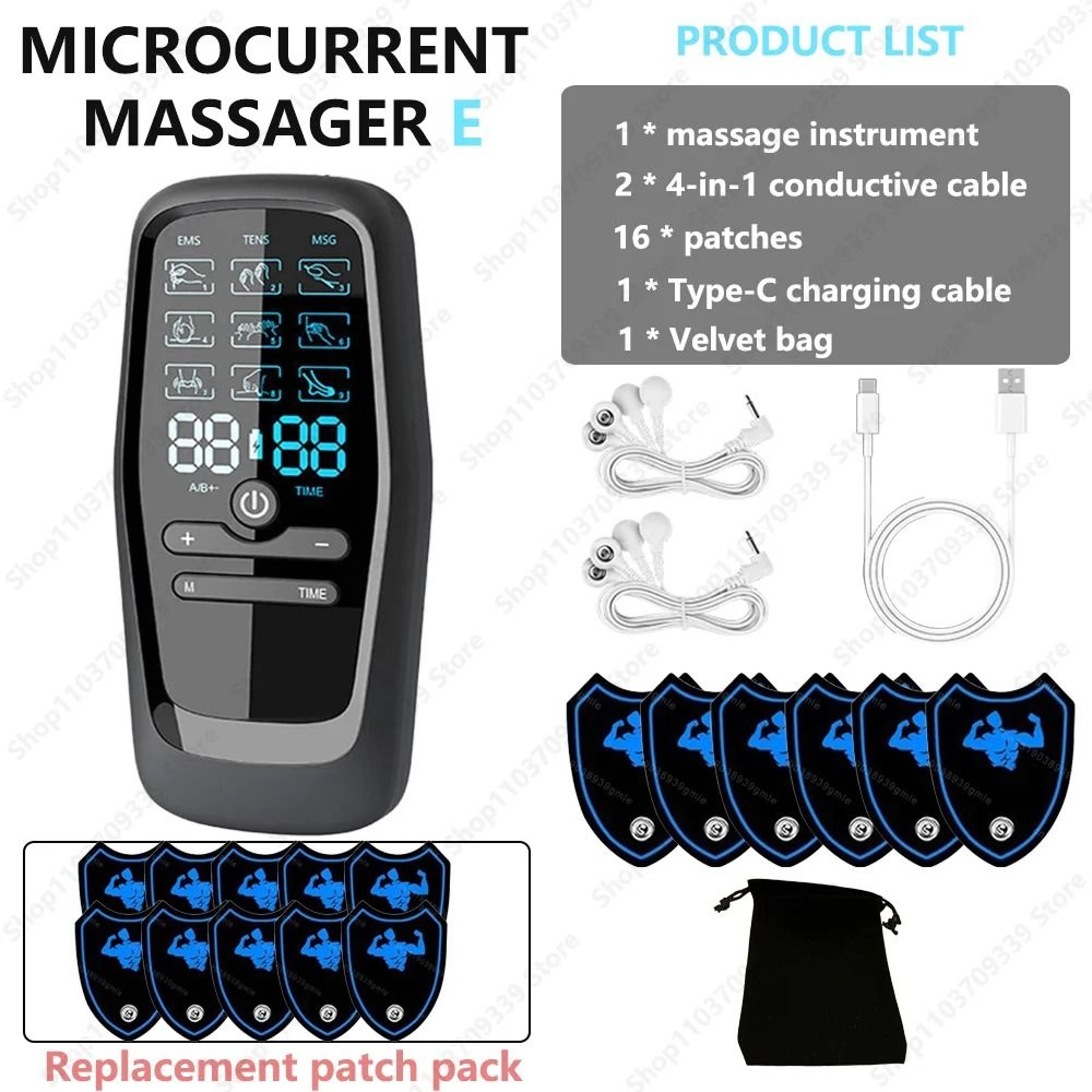 Digital TENS Muscle Stimulator Portable EMS Therapy Massager 5