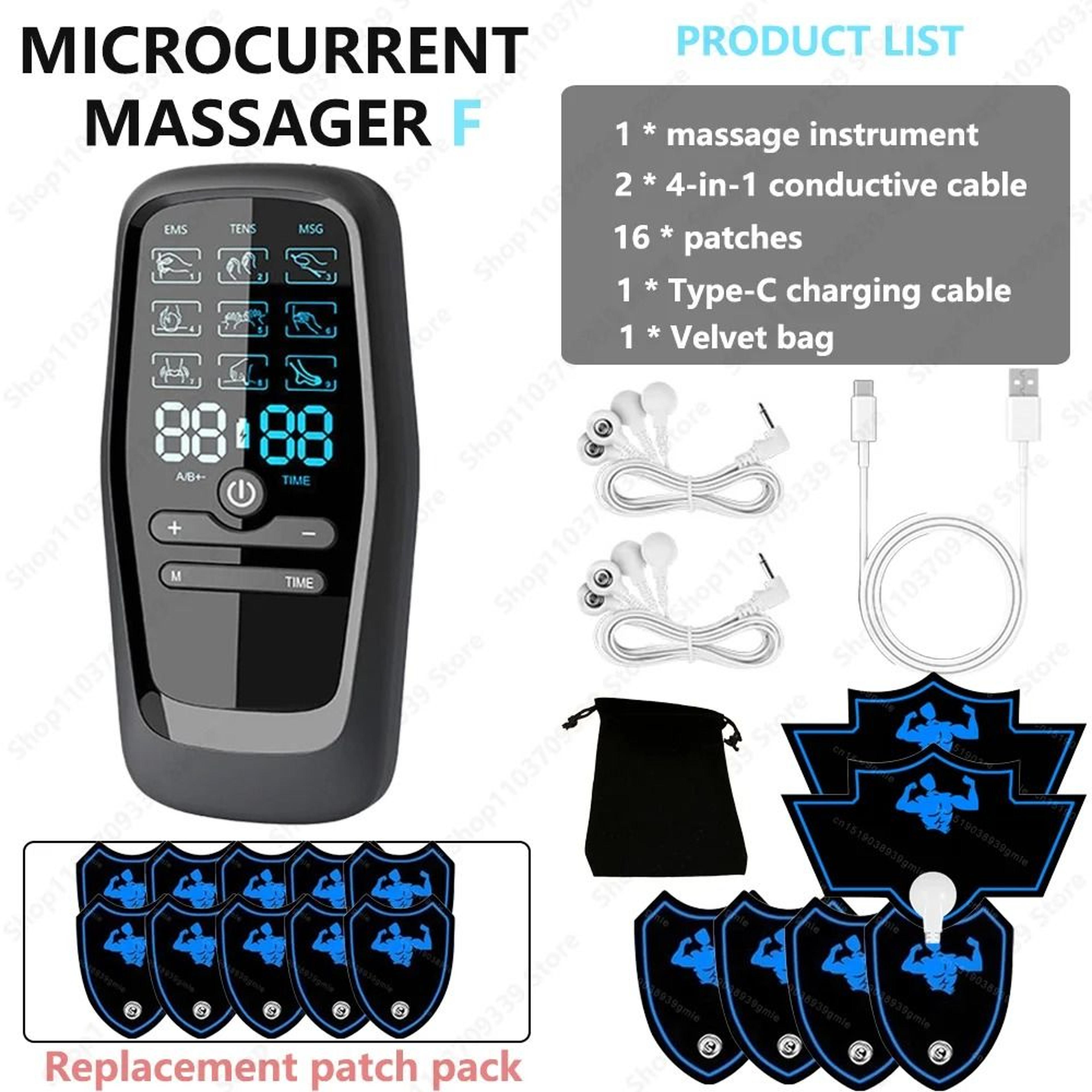 Digital TENS Muscle Stimulator Portable EMS Therapy Massager 6
