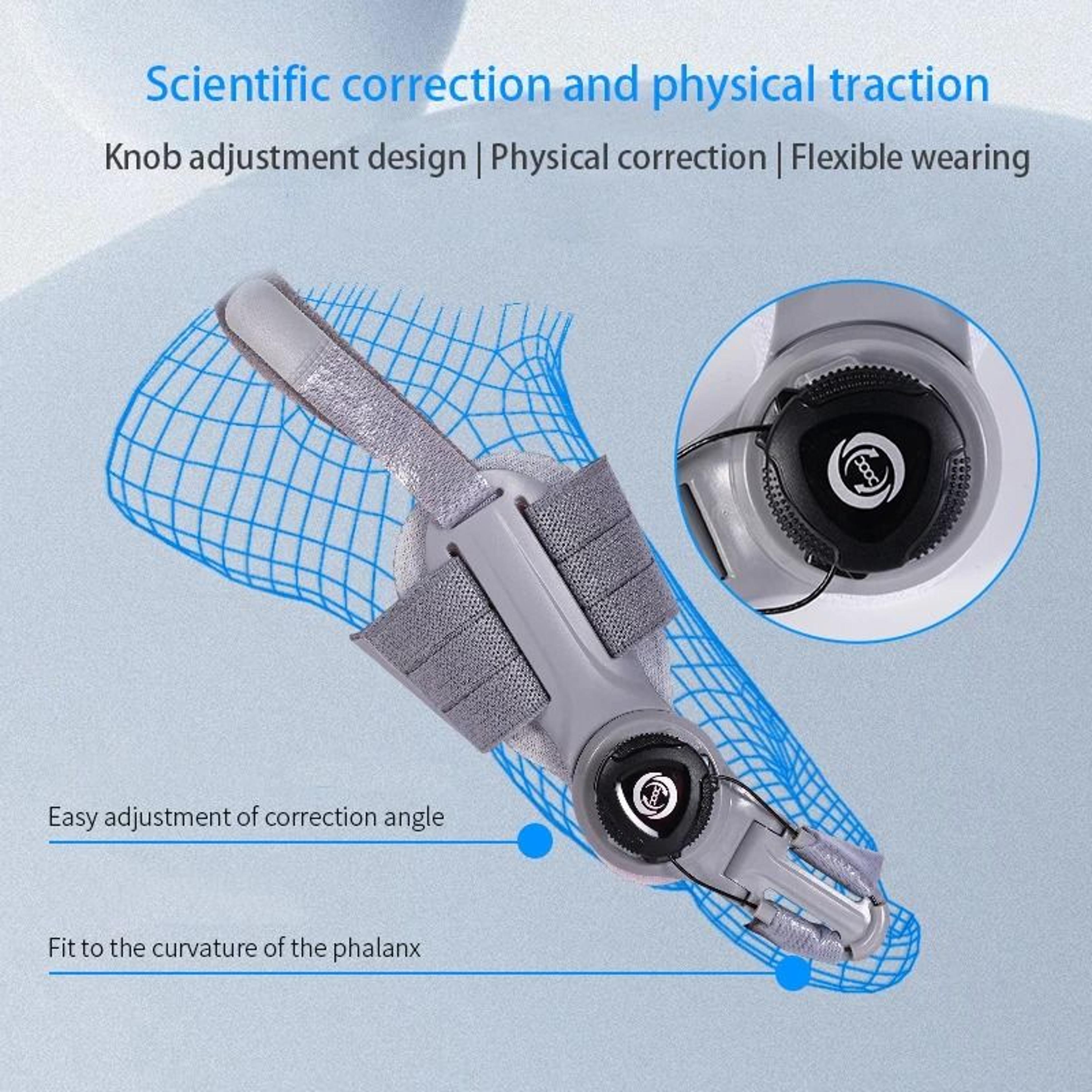 Adjustable Bunion Corrector Brace Rotatable Toe Separator Straightener 4