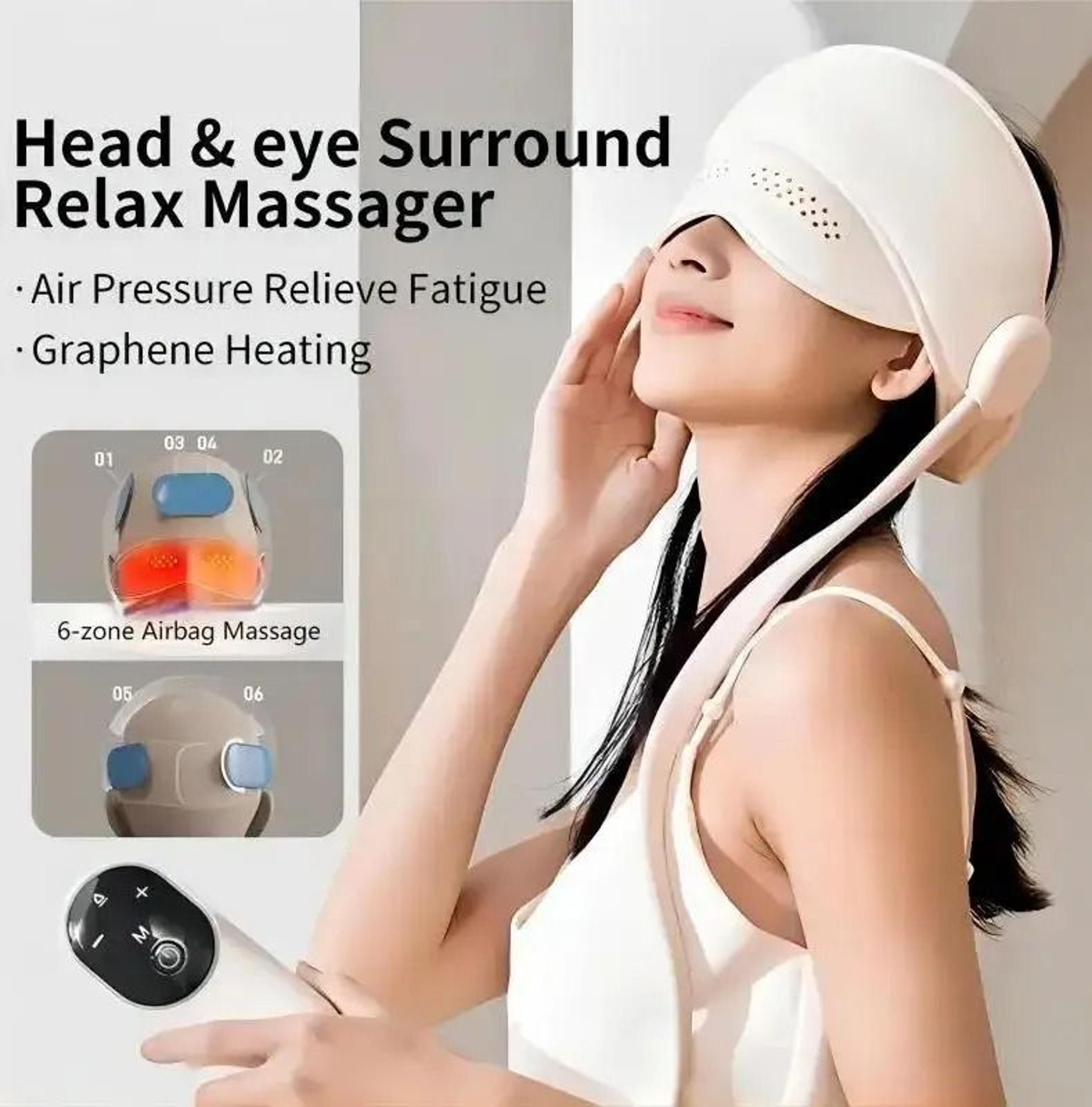 RelaxSight Electric Eye Massager With Heat And Air Pressure 7