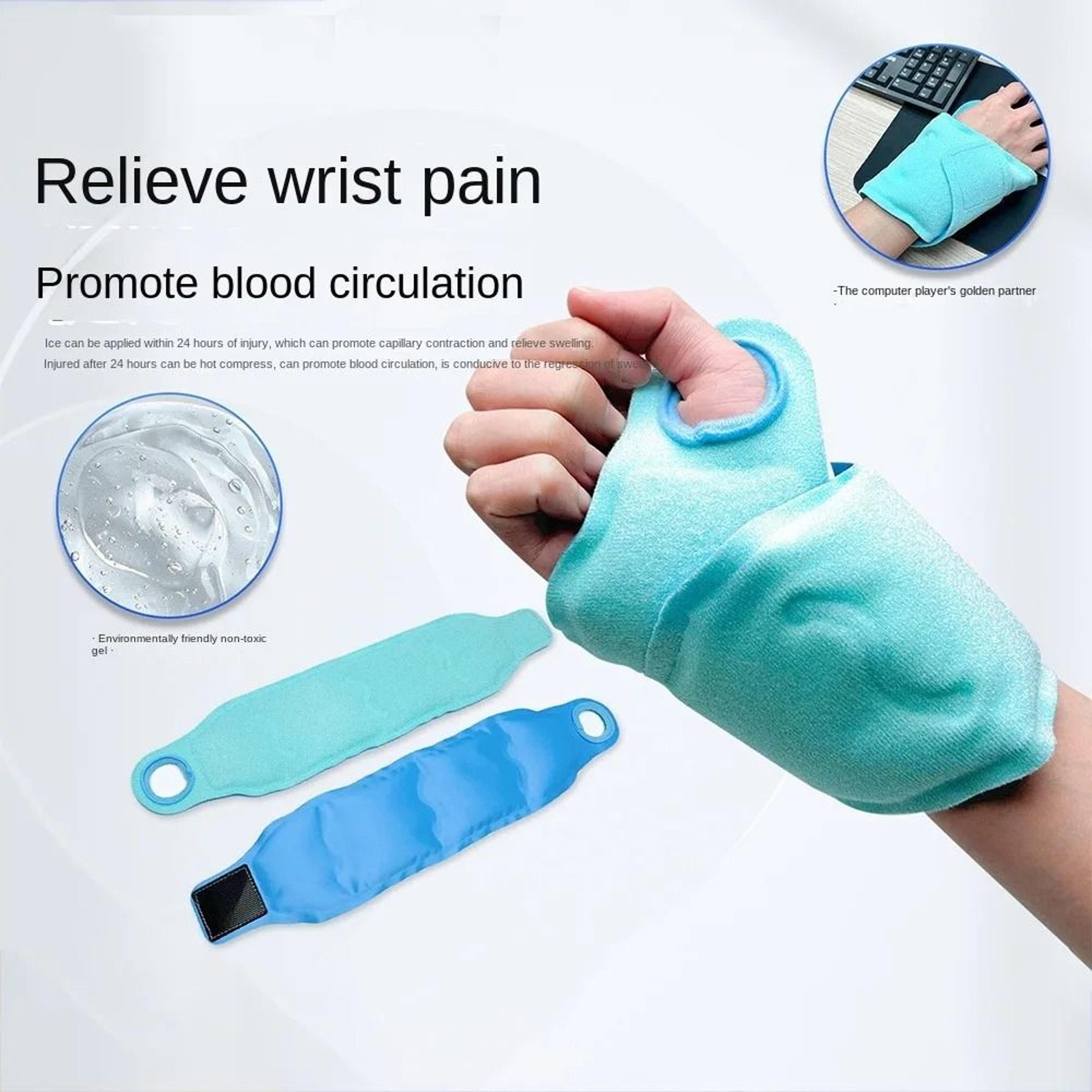 FlexRelief Wrist Ice Pack Wrap Gel Cold Therapy For Wrist Support 5