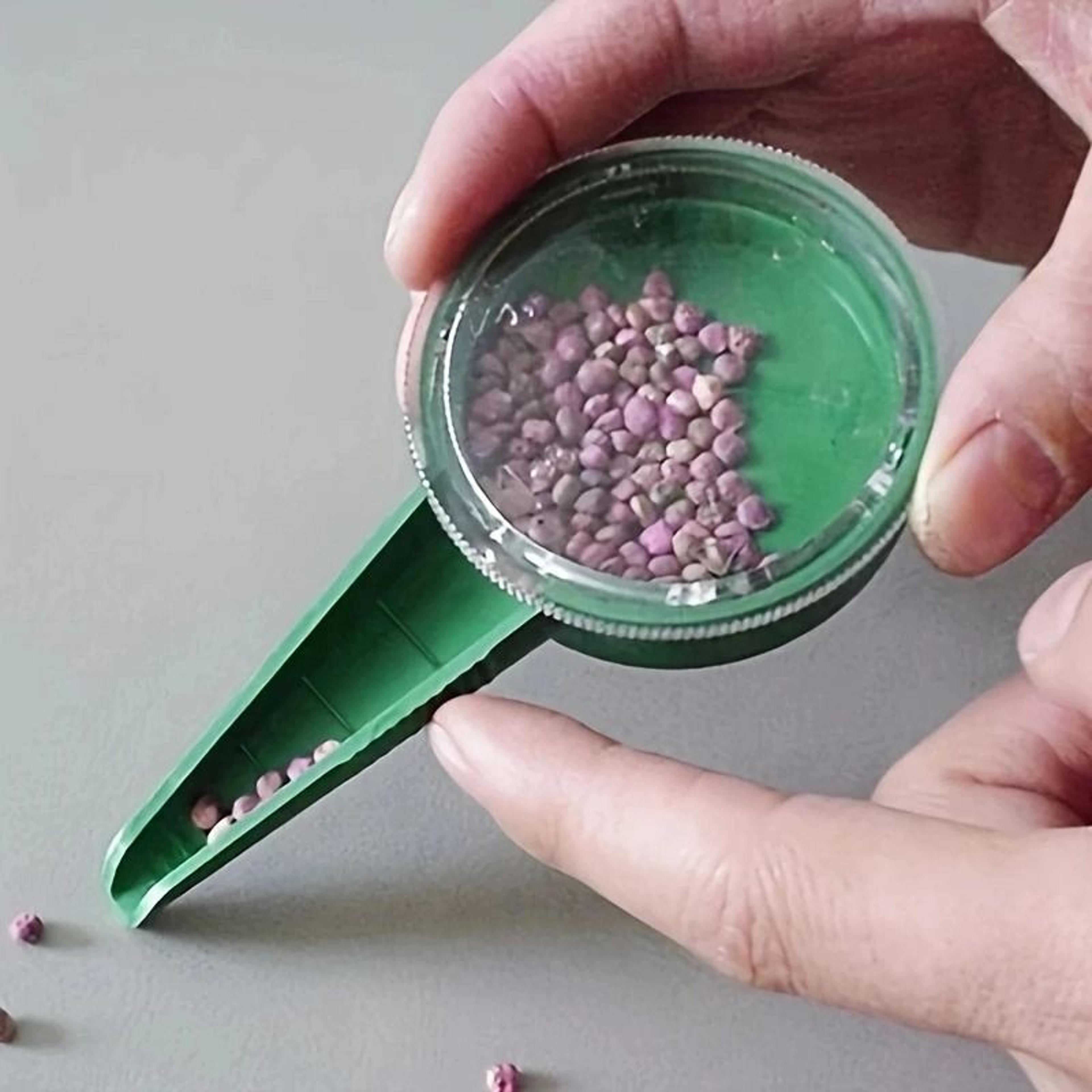 precision seed sower tool adjustable garden seed dispenser for accurate planting