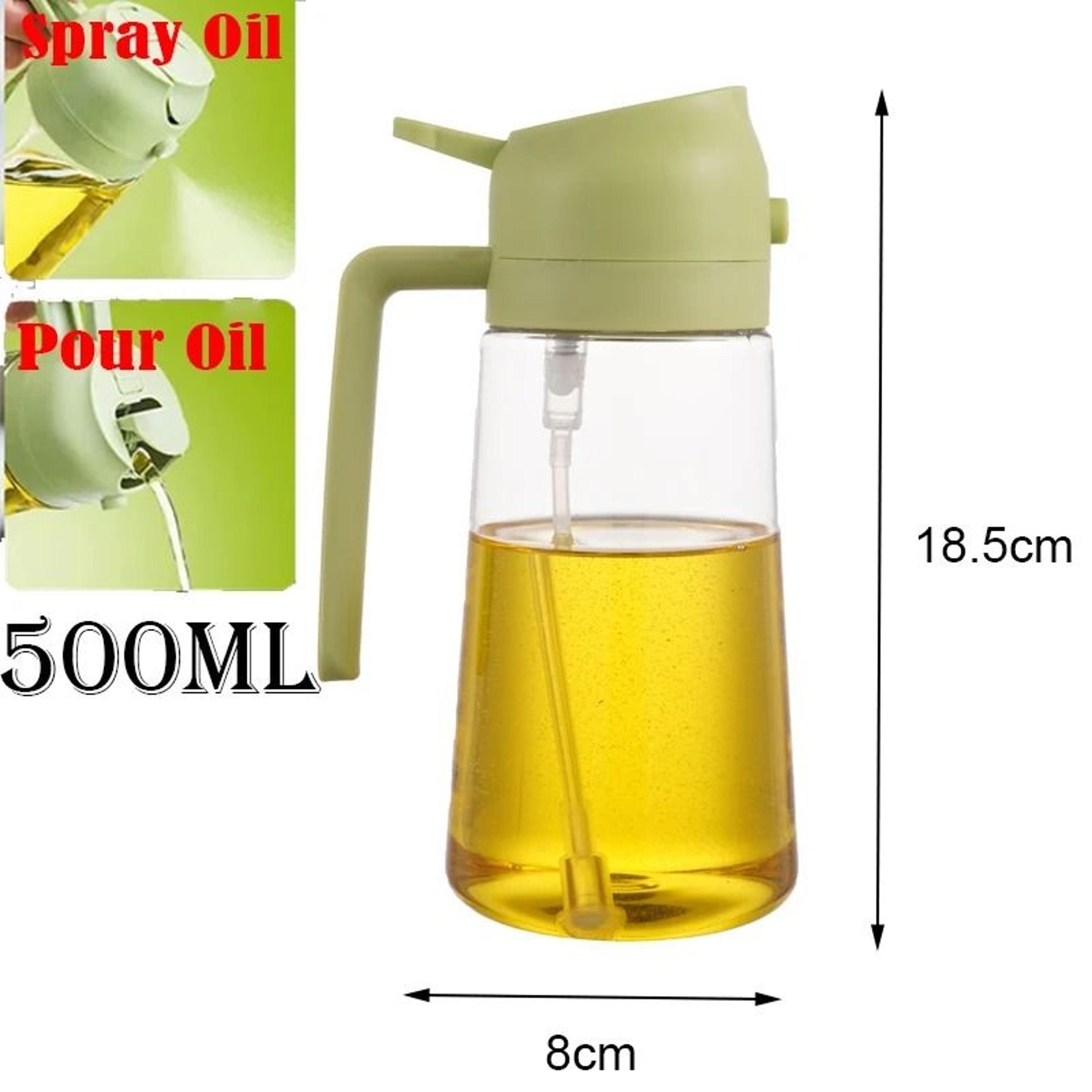 2in1 500ml Oil Sprayer Bottle Spray And Pour Cooking Oil Dispenser For Kitchen BBQ Baking 20