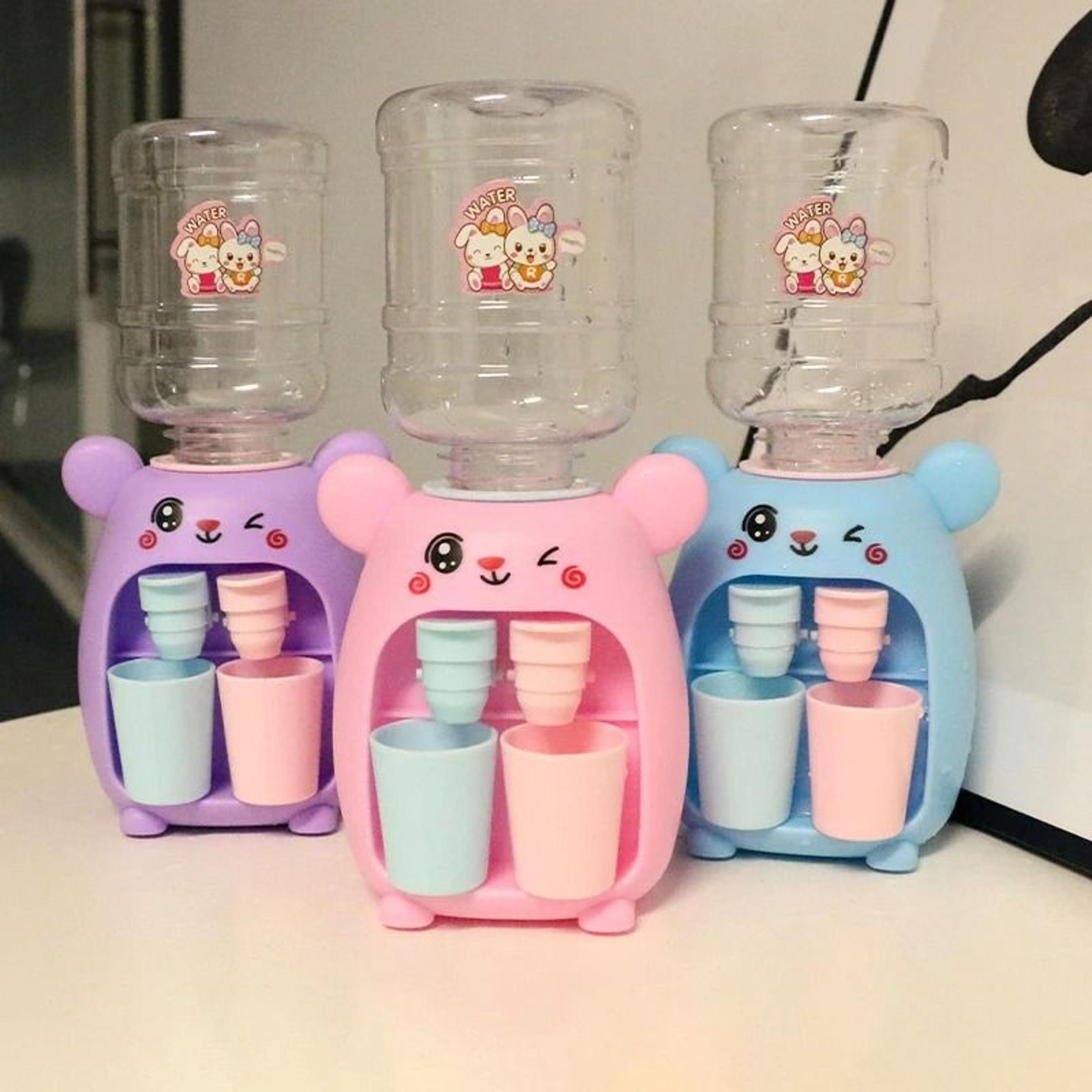 kids mini water dispenser toy pretend play drinking fountain kitchen toy