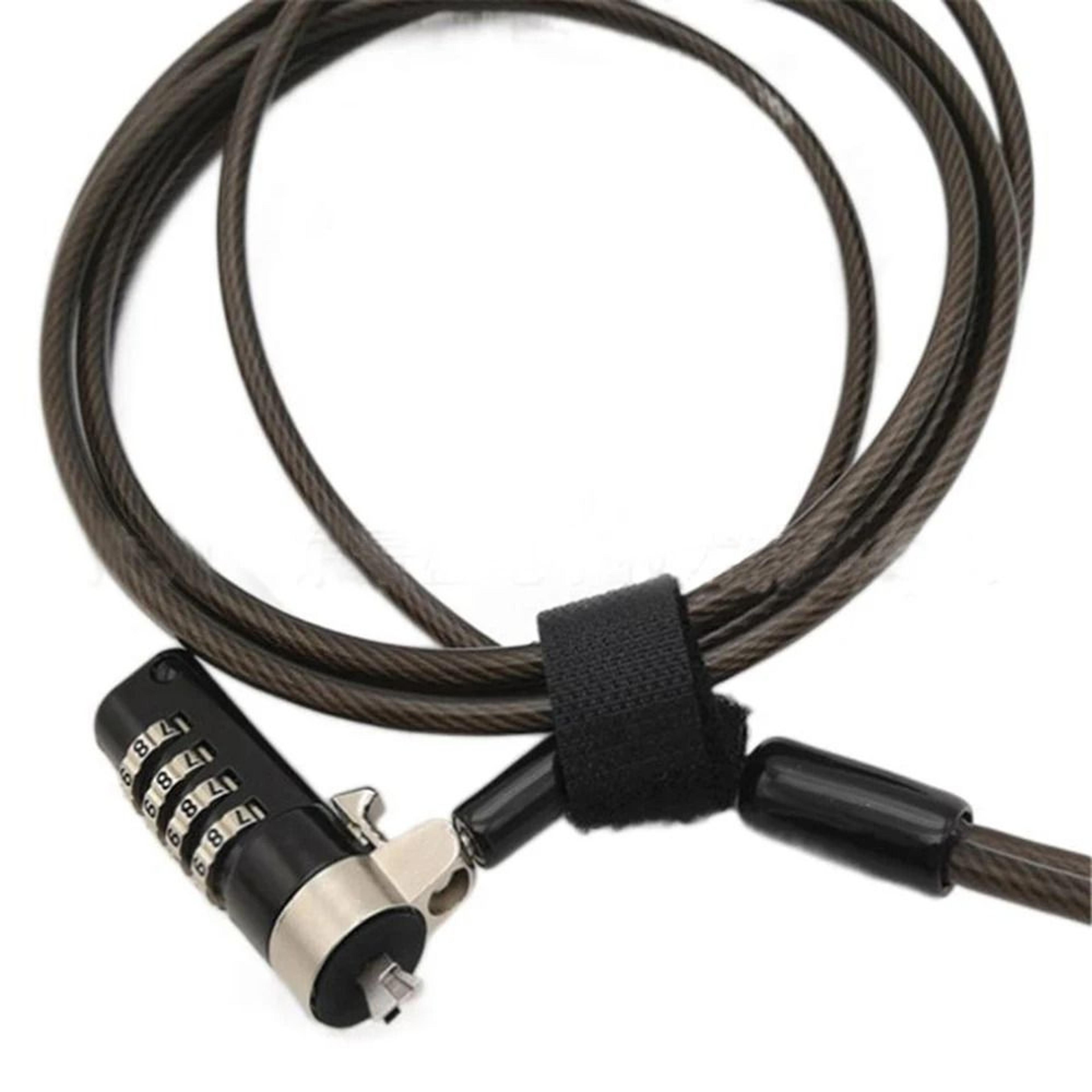 Dell Compatible Wedge Laptop Security Lock 3x5mm Notebook Anti Theft Cable Lock 2