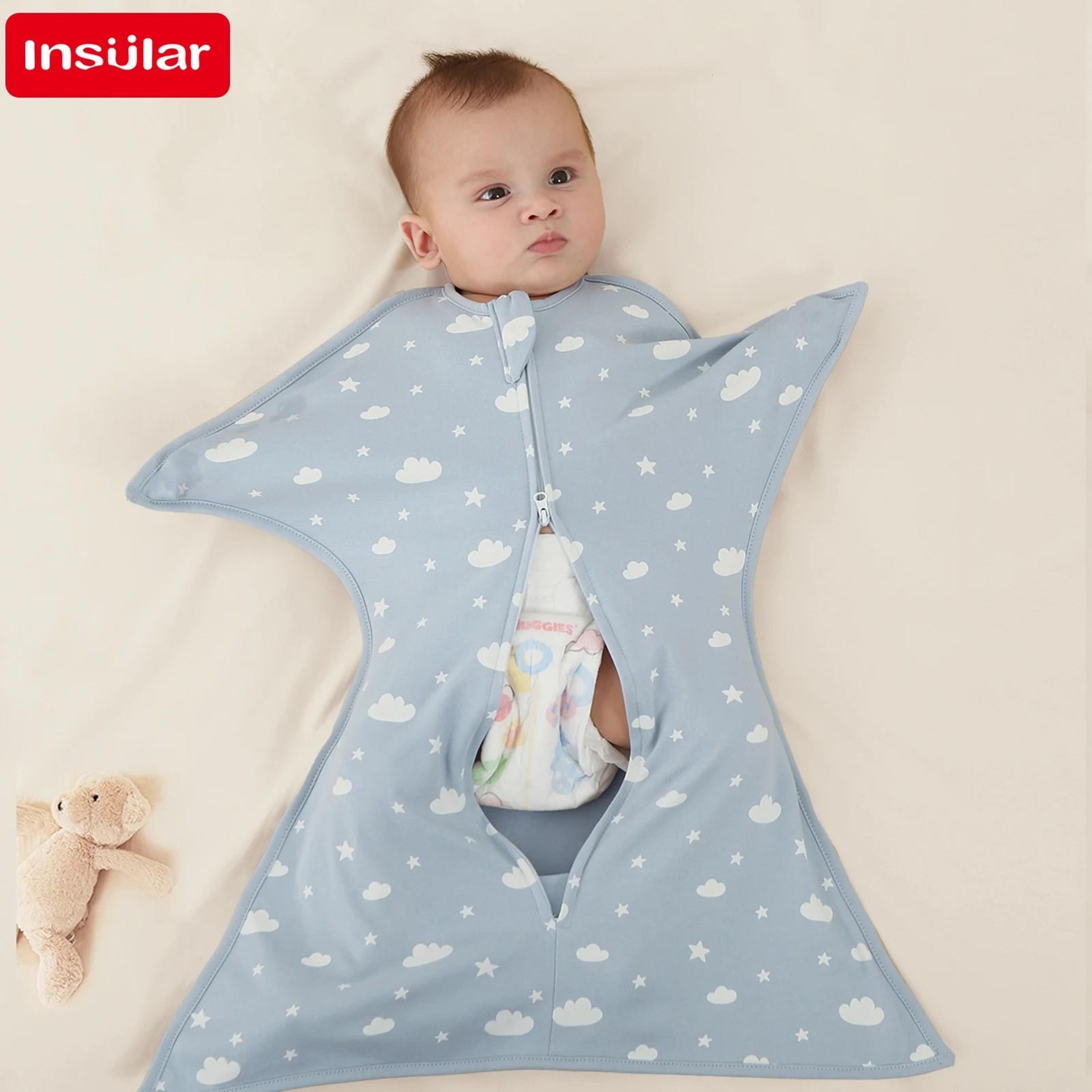 insular baby sleeping bag cotton newborn swaddle blanket breathable infant sleep sack