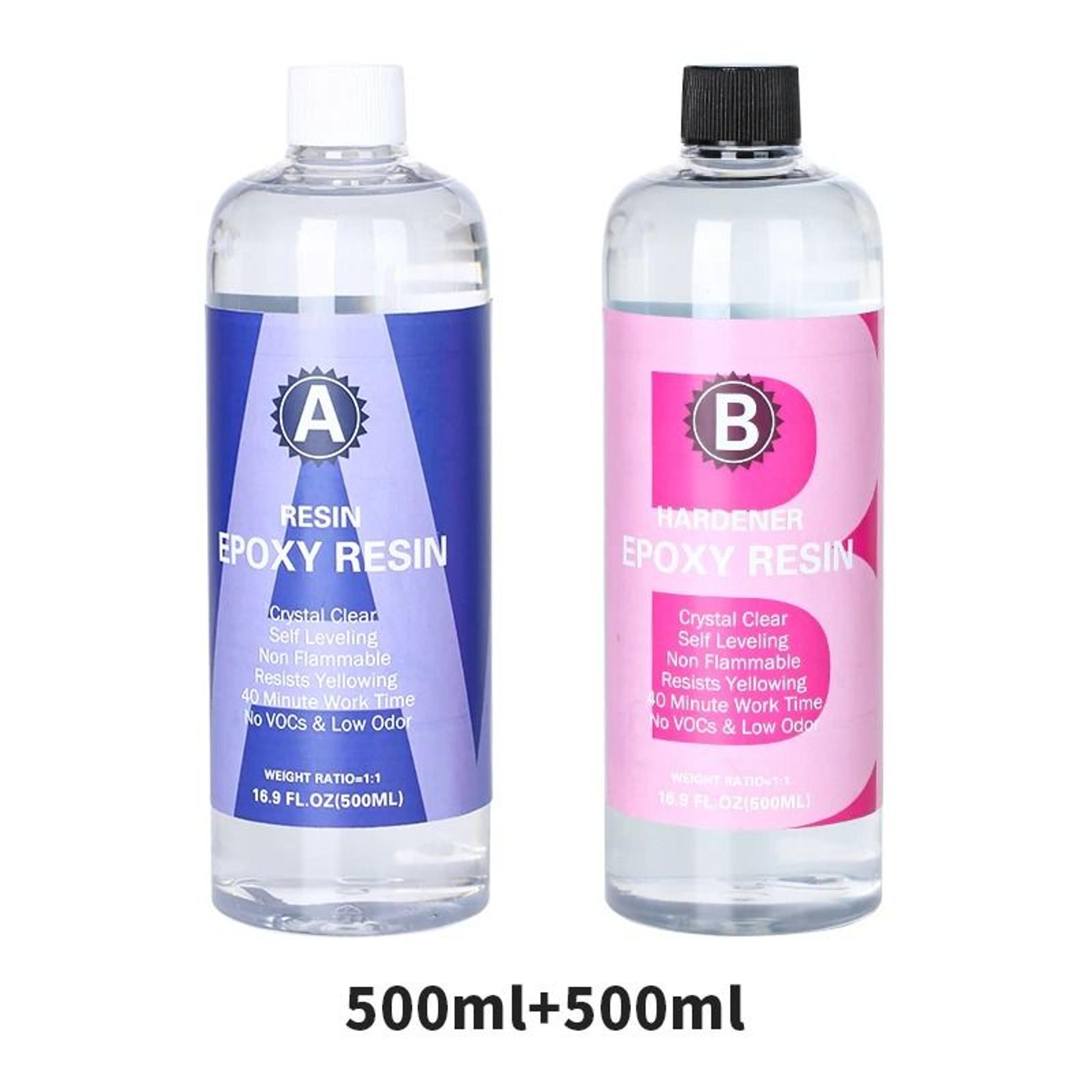 Crystal Clear Epoxy Resin Kit 1 To 1 High Gloss Art Resin Kit Bubble Free Casting Resin For DIY Cra 5