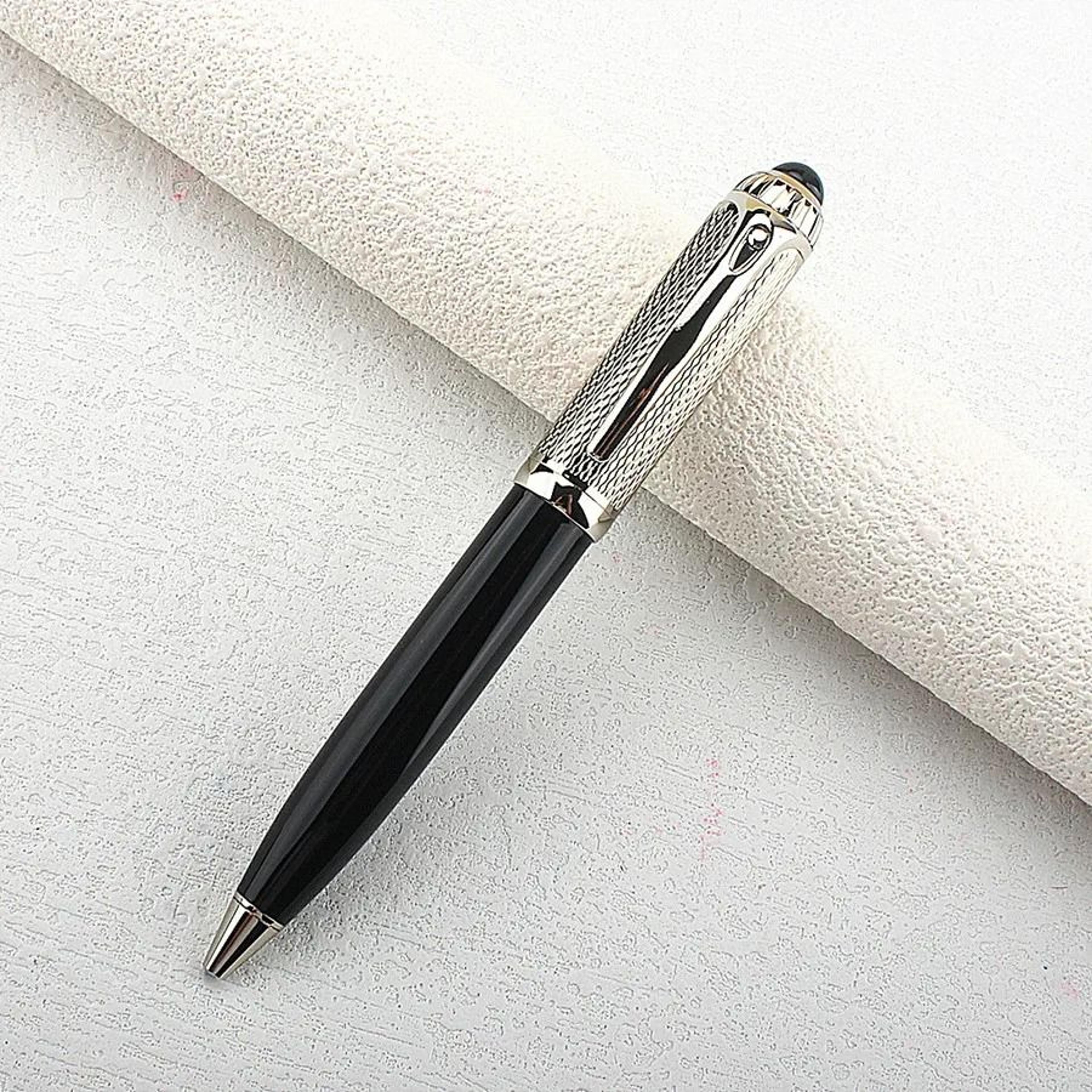 ExecutivePro Luxury Rollerball Pen Metal Business Writing Pen Blue Ink Office Gift Pen 5