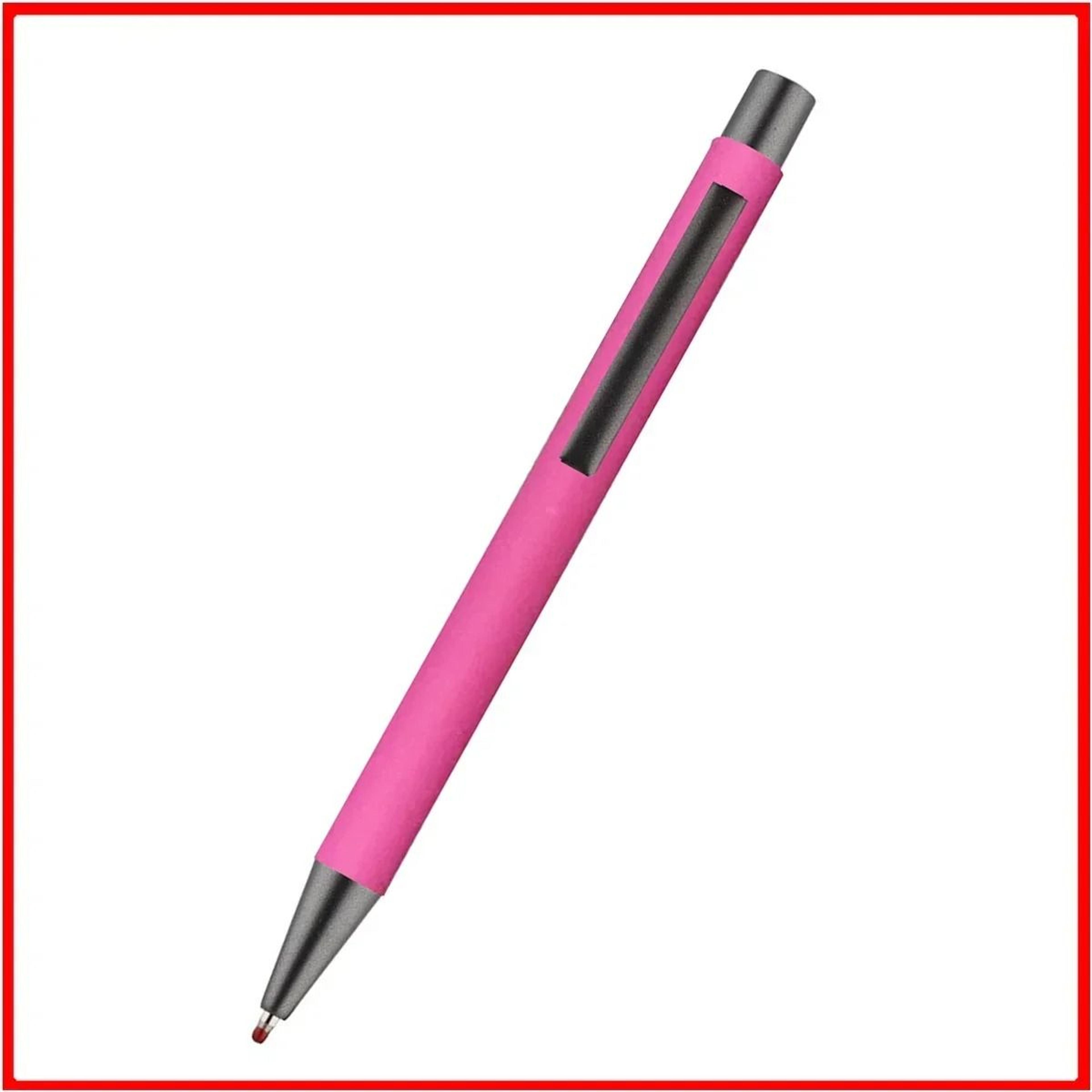 50 Pack Custom Logo Ballpoint Pens Metal Advertising Pens With Laser Engraved Branding 1