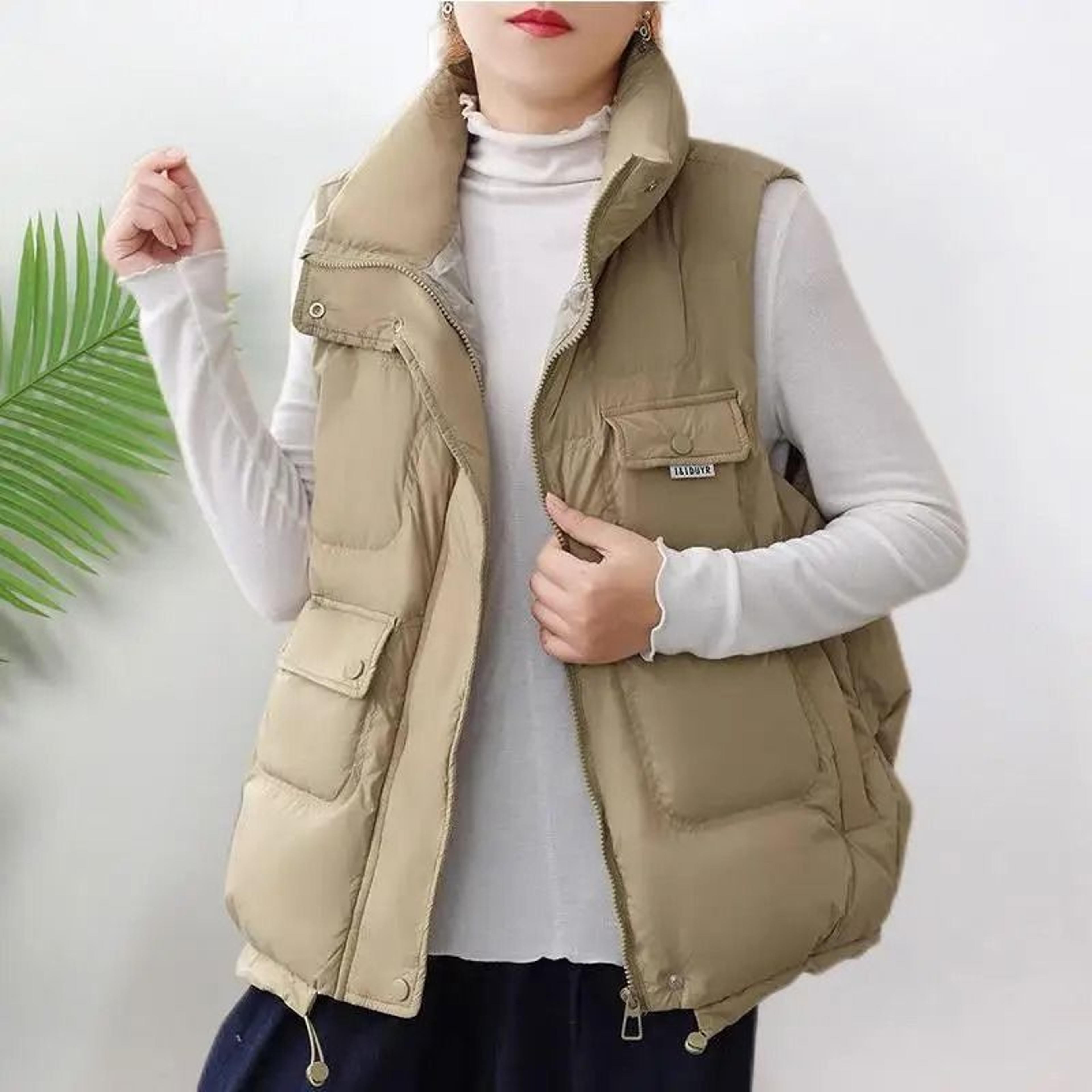 Lightweight Womens Puffer Vest Sleeveless Winter Down Vest Jacket 6