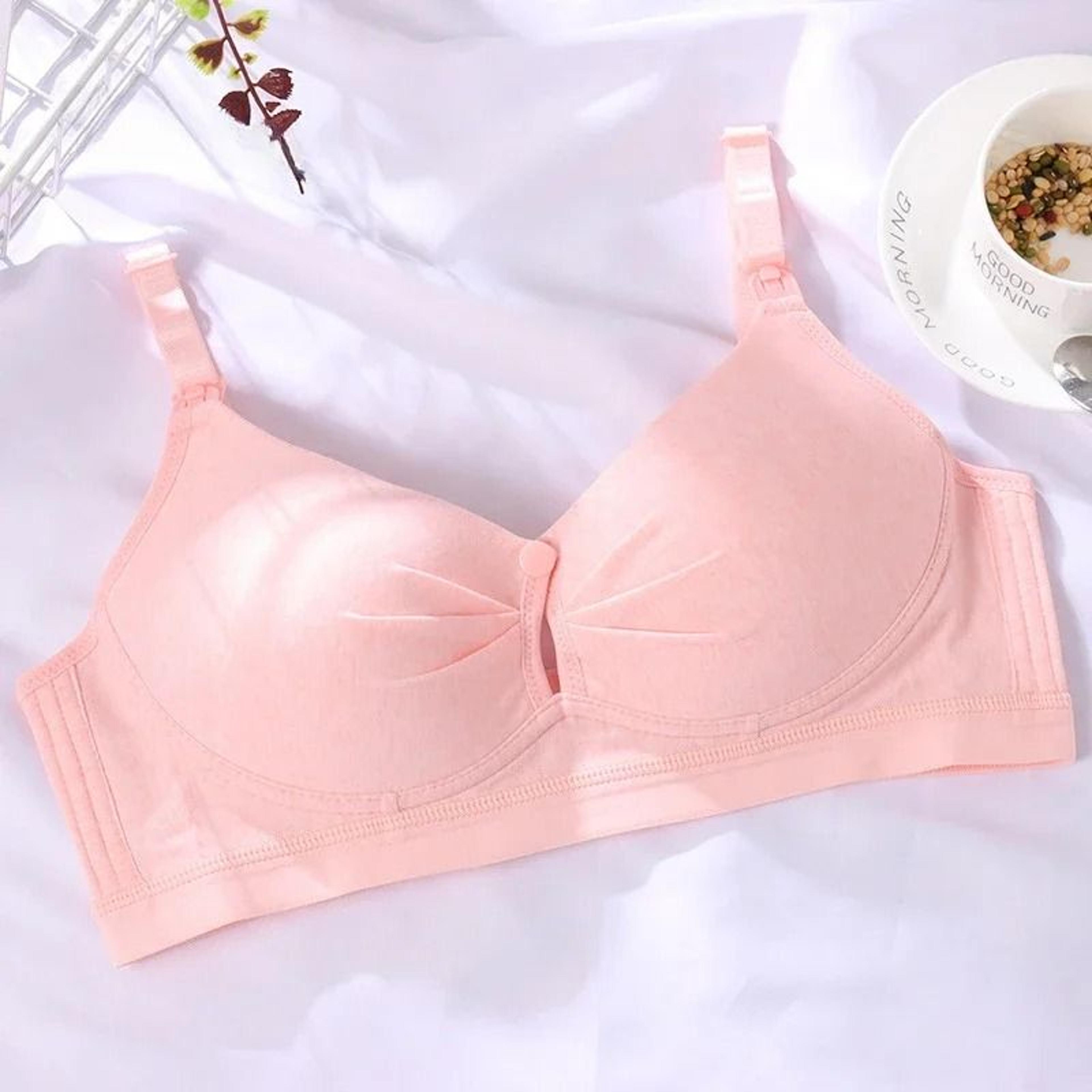 Comfortable Maternity Nursing Bra Soft Wireless Breastfeeding Bra For Moms 6